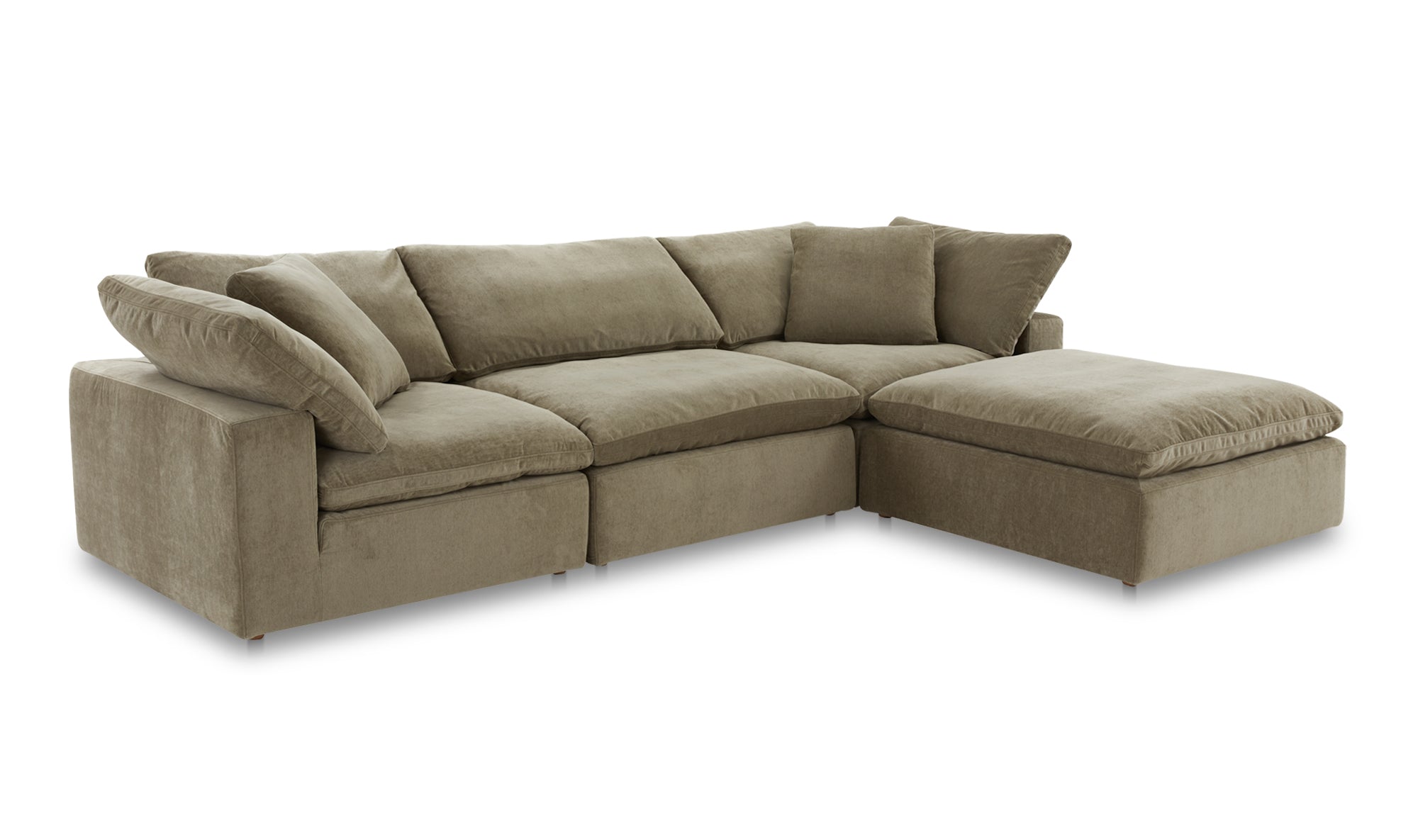 CLAY LOUNGE MODULAR SECTIONAL PERFORMANCE FABRIC
