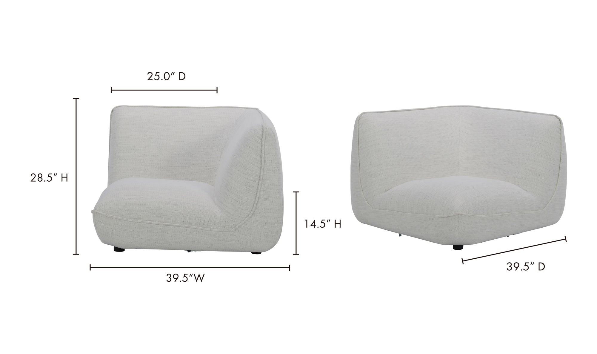 ZEPPELIN CORNER CHAIR