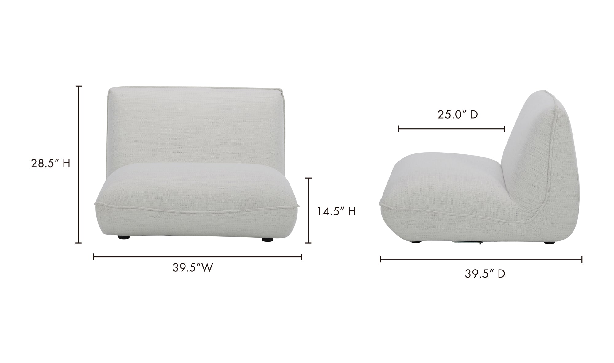 ZEPPELIN SLIPPER CHAIR