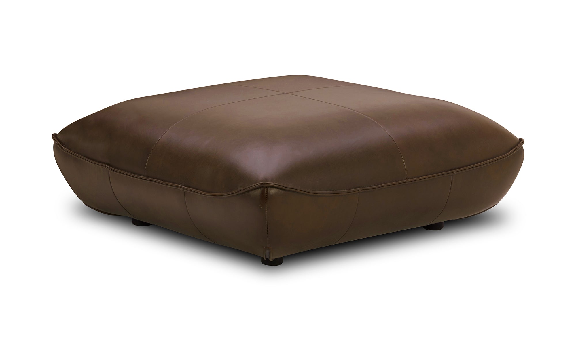 ZEPPELIN LEATHER OTTOMAN