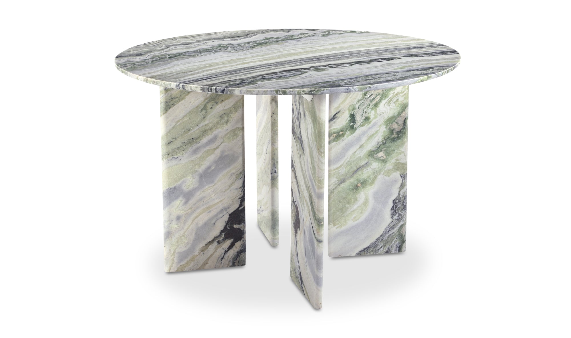 GREEN ONYX MARBLE - CELIA ROUND DINING TABLE