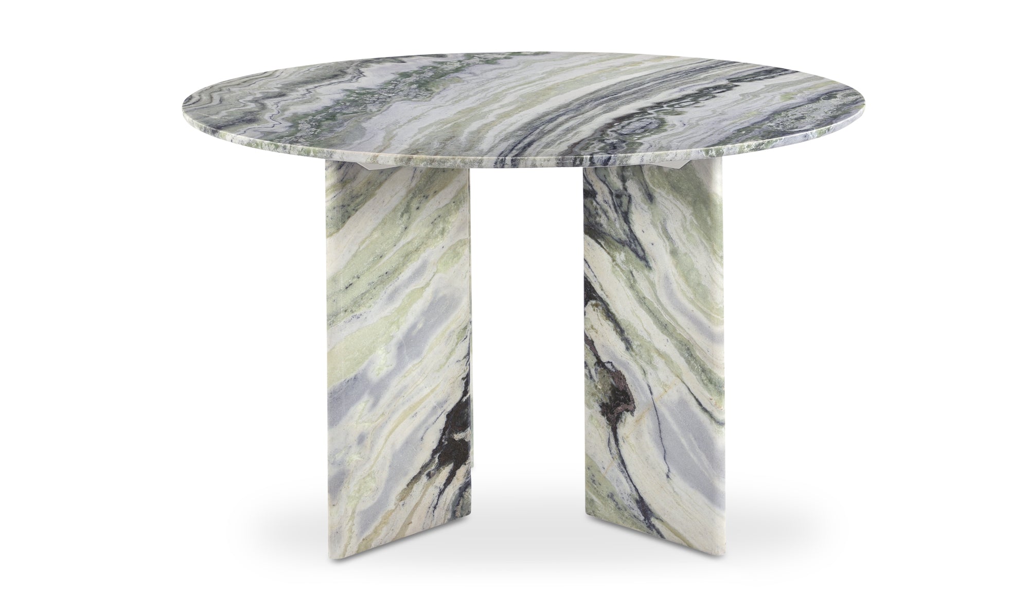 GREEN ONYX MARBLE - CELIA ROUND DINING TABLE
