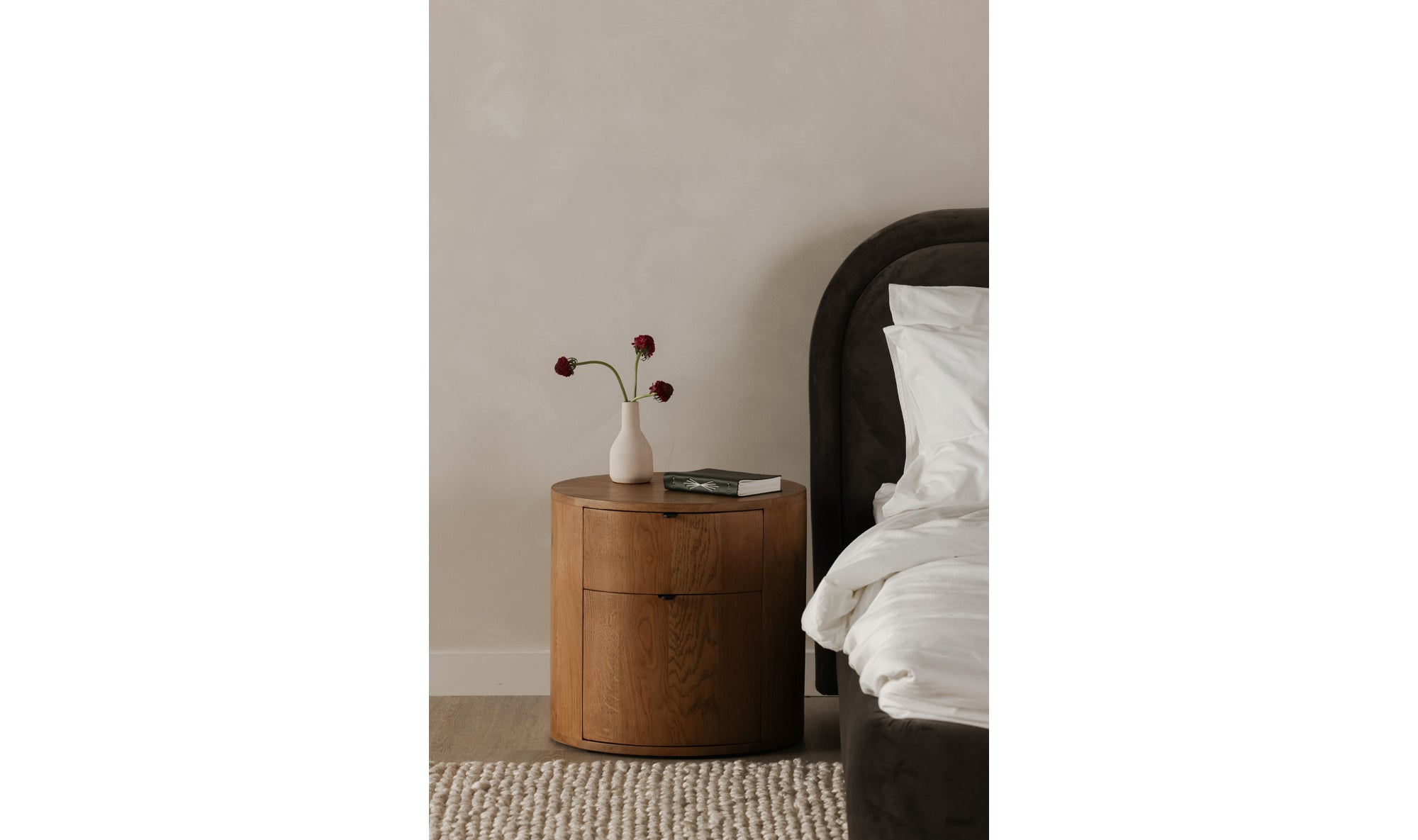 THEO TWO DRAWER NIGHTSTAND