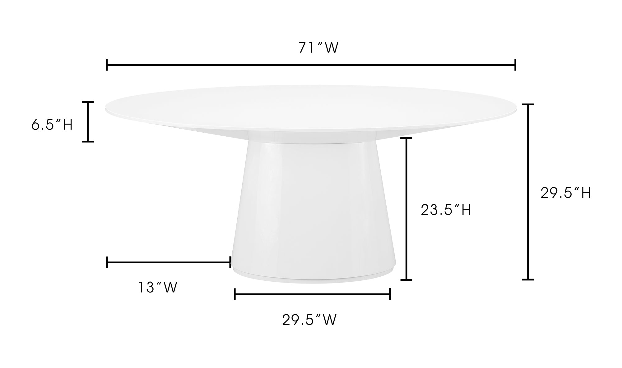 OTAGO OVAL DINING TABLE