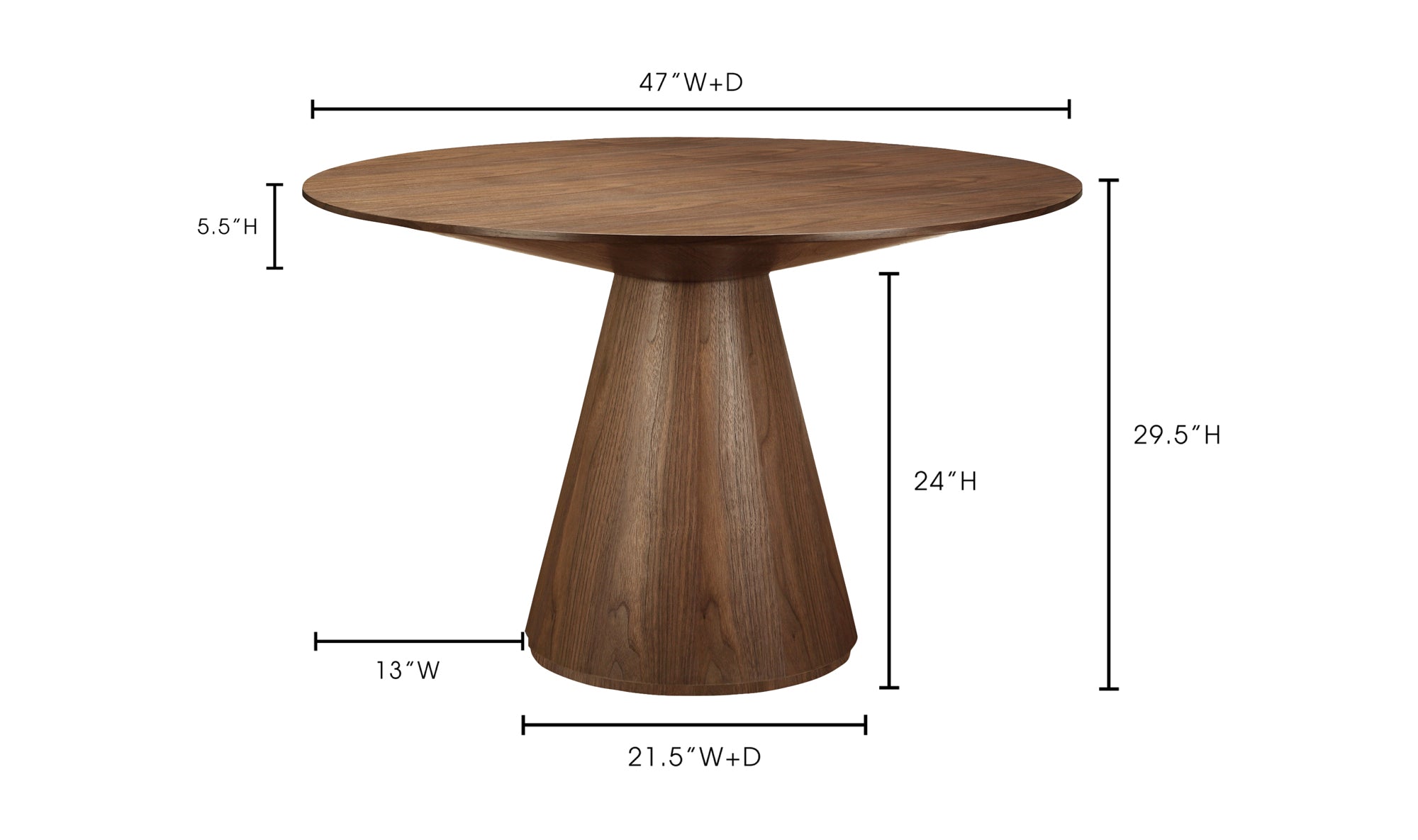 OTAGO ROUND DINING TABLE