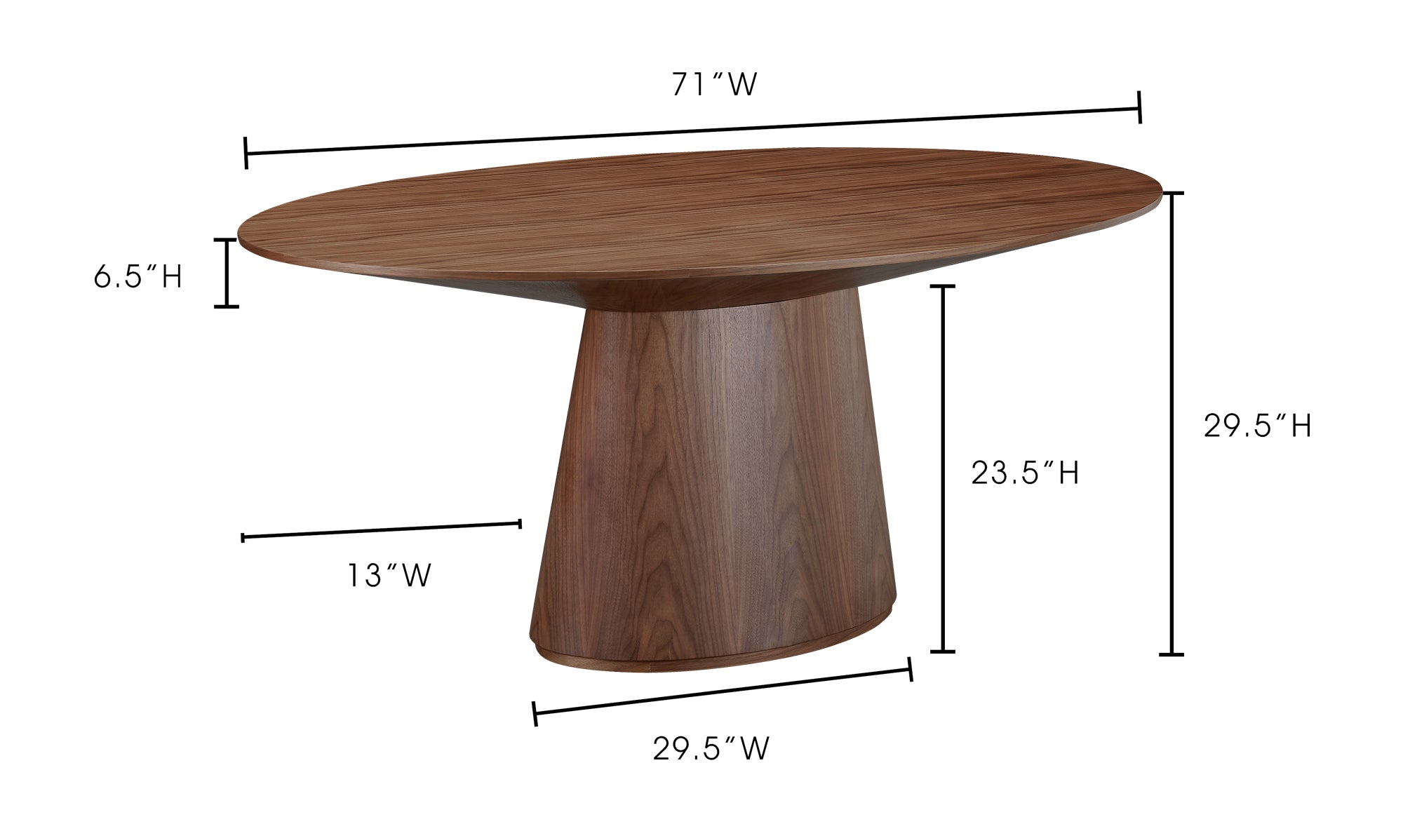 OTAGO OVAL DINING TABLE