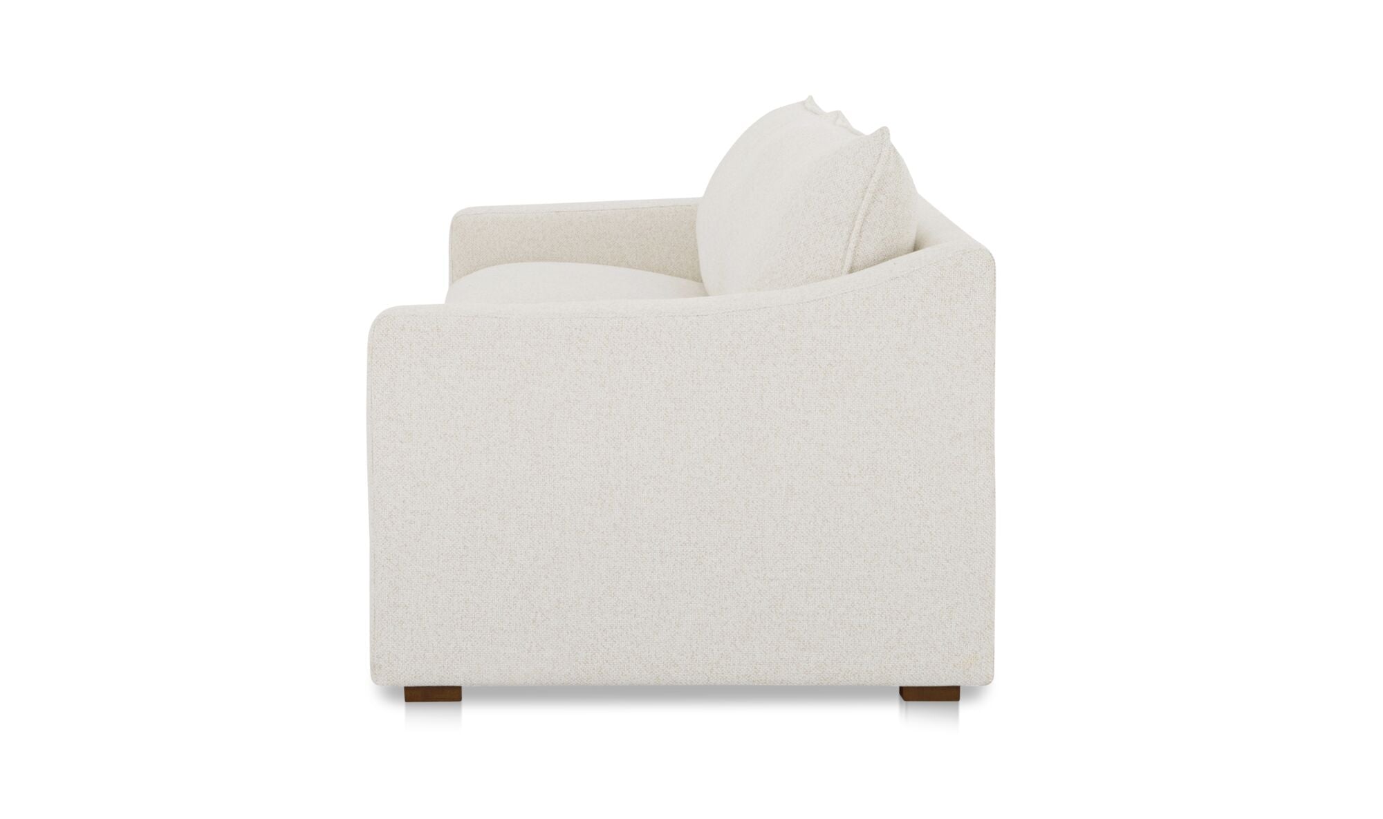 91" Flecked Oat Upholstered Sofa