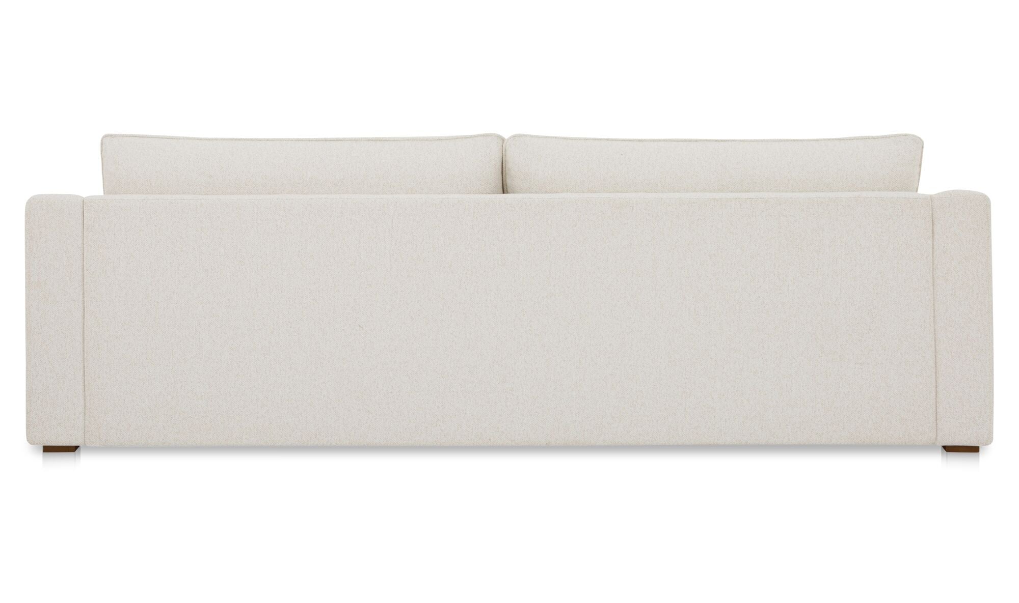 91" Flecked Oat Upholstered Sofa
