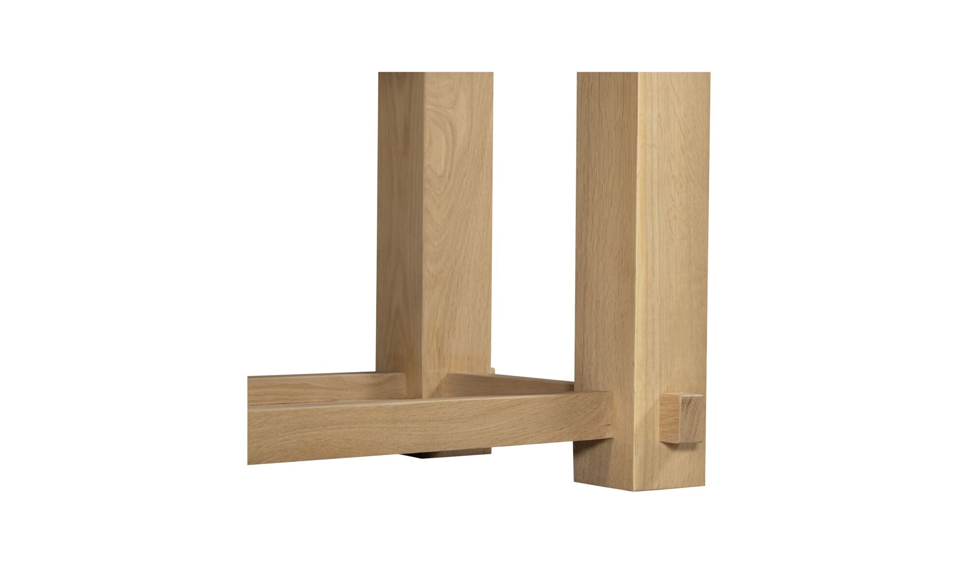 86" Natural Solid Oak Console Table