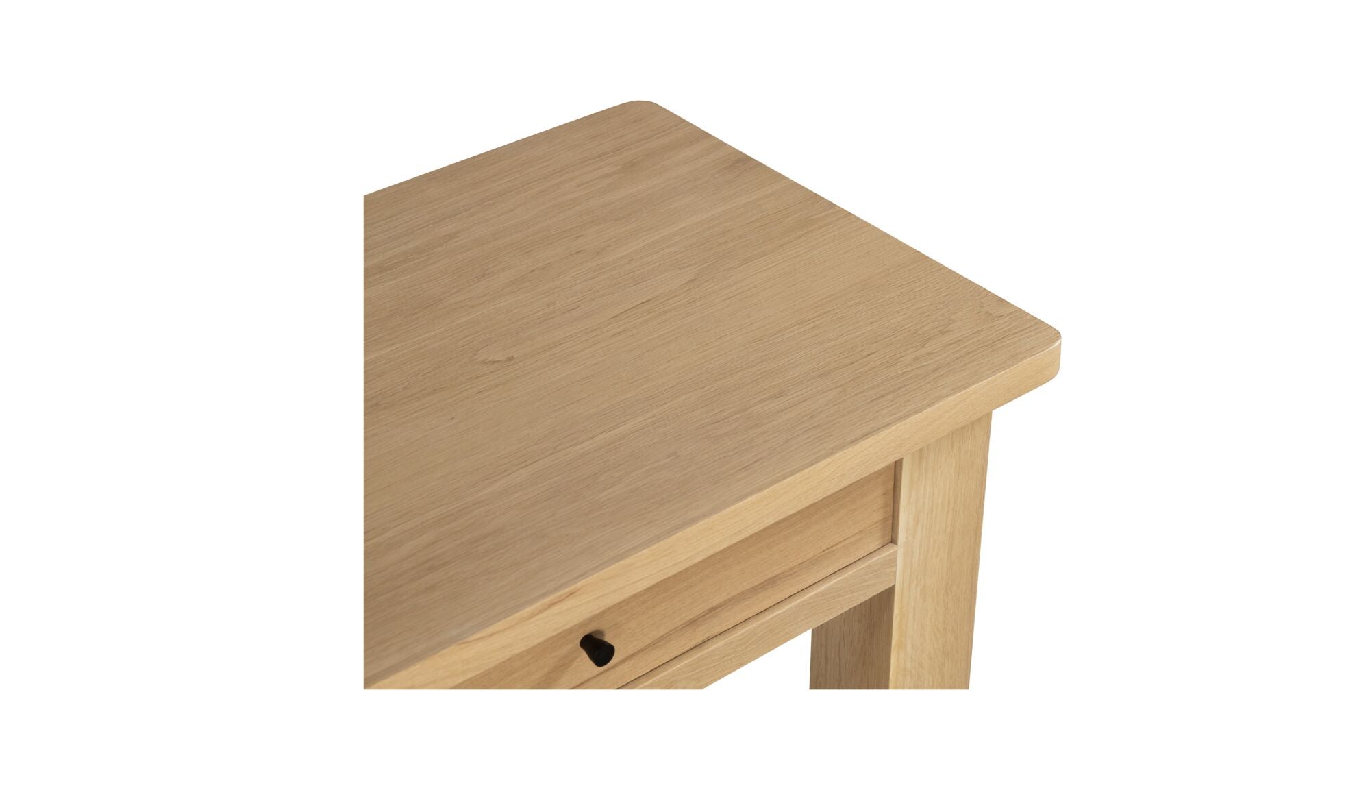 86" Natural Solid Oak Console Table