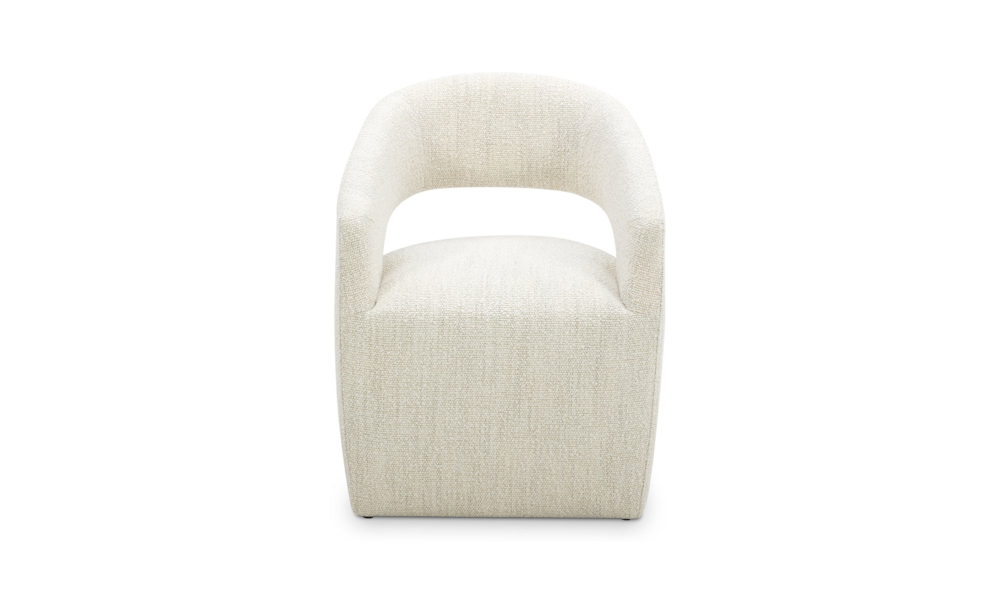 BARROW PERFORMANCE FABRIC ROLLING DINING CHAIR