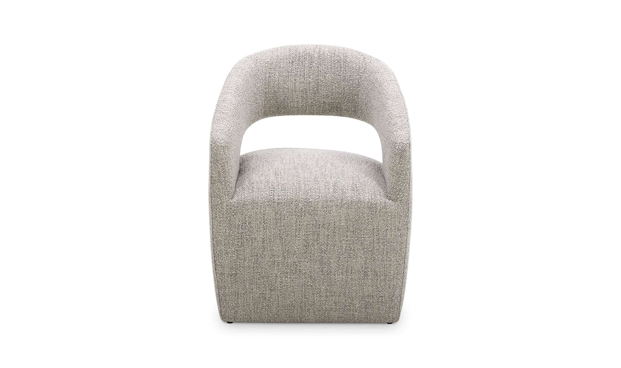BARROW PERFORMANCE FABRIC ROLLING DINING CHAIR