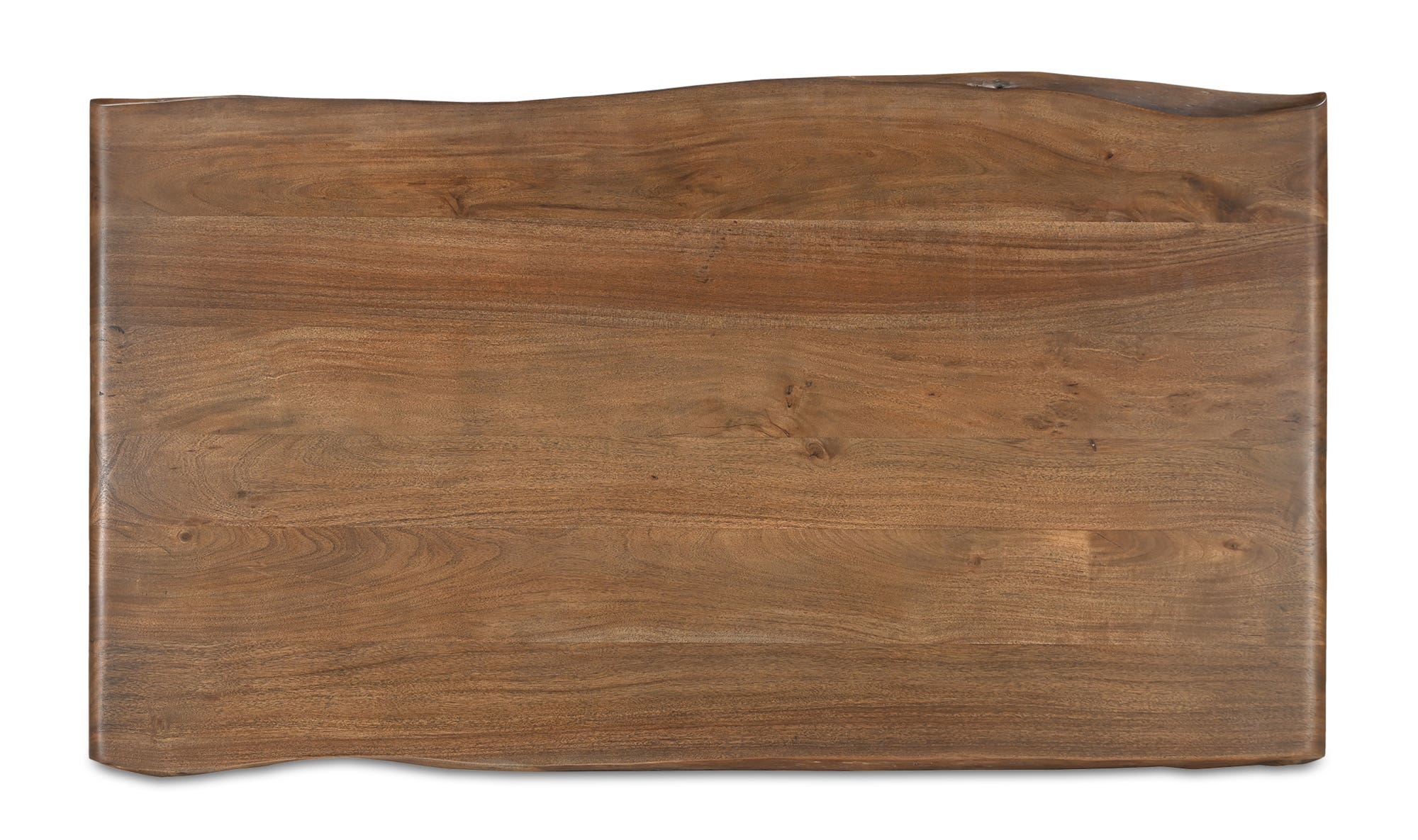 55" Brown Acacia Coffee Table