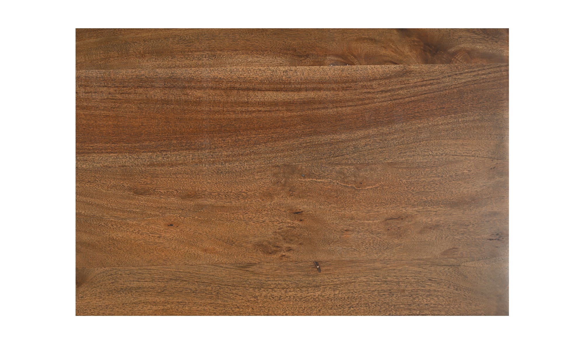 55" Brown Acacia Coffee Table