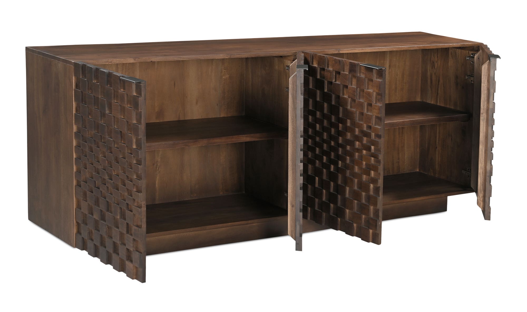 75" Brown Sideboard