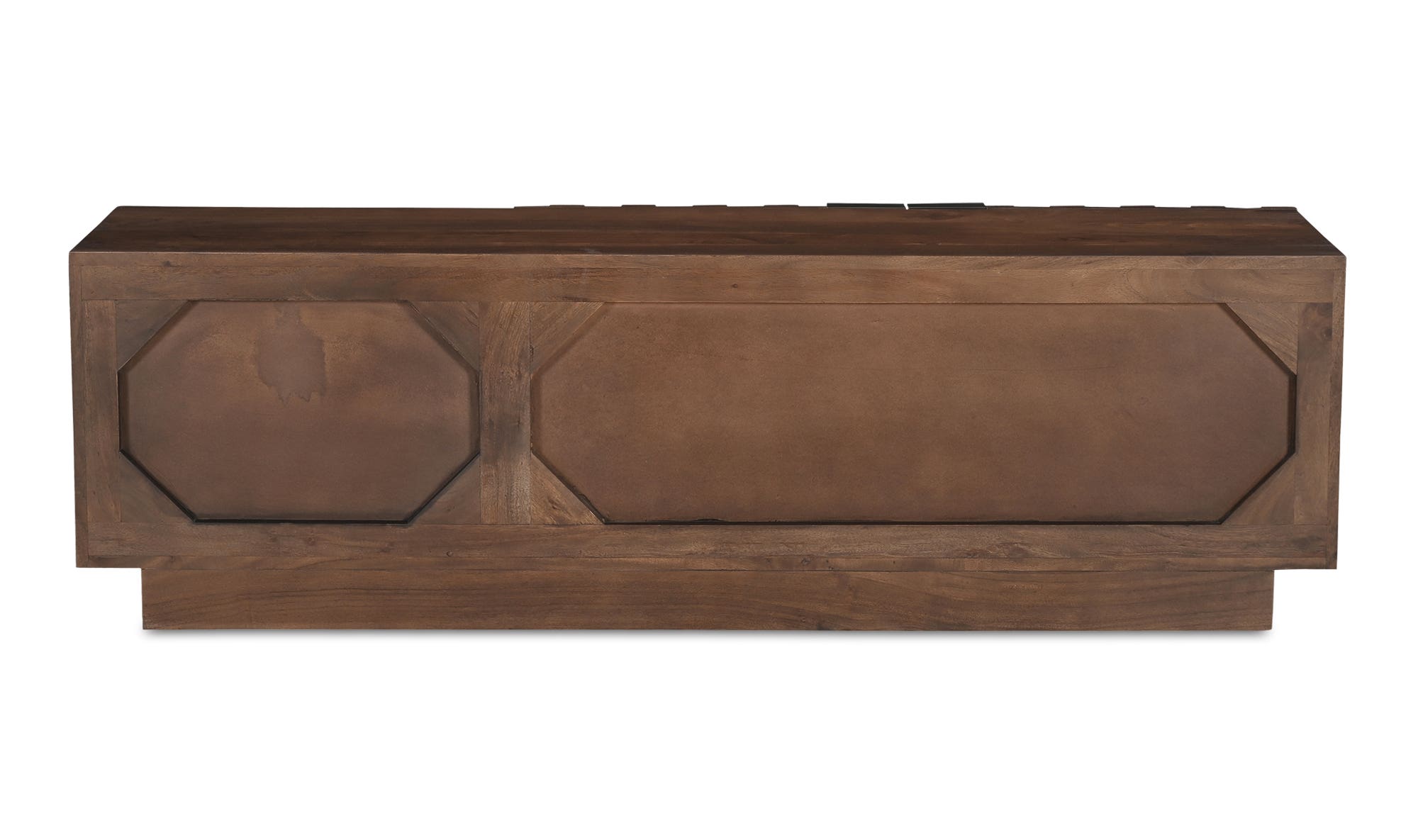 60" Brown Acacia Cabinet