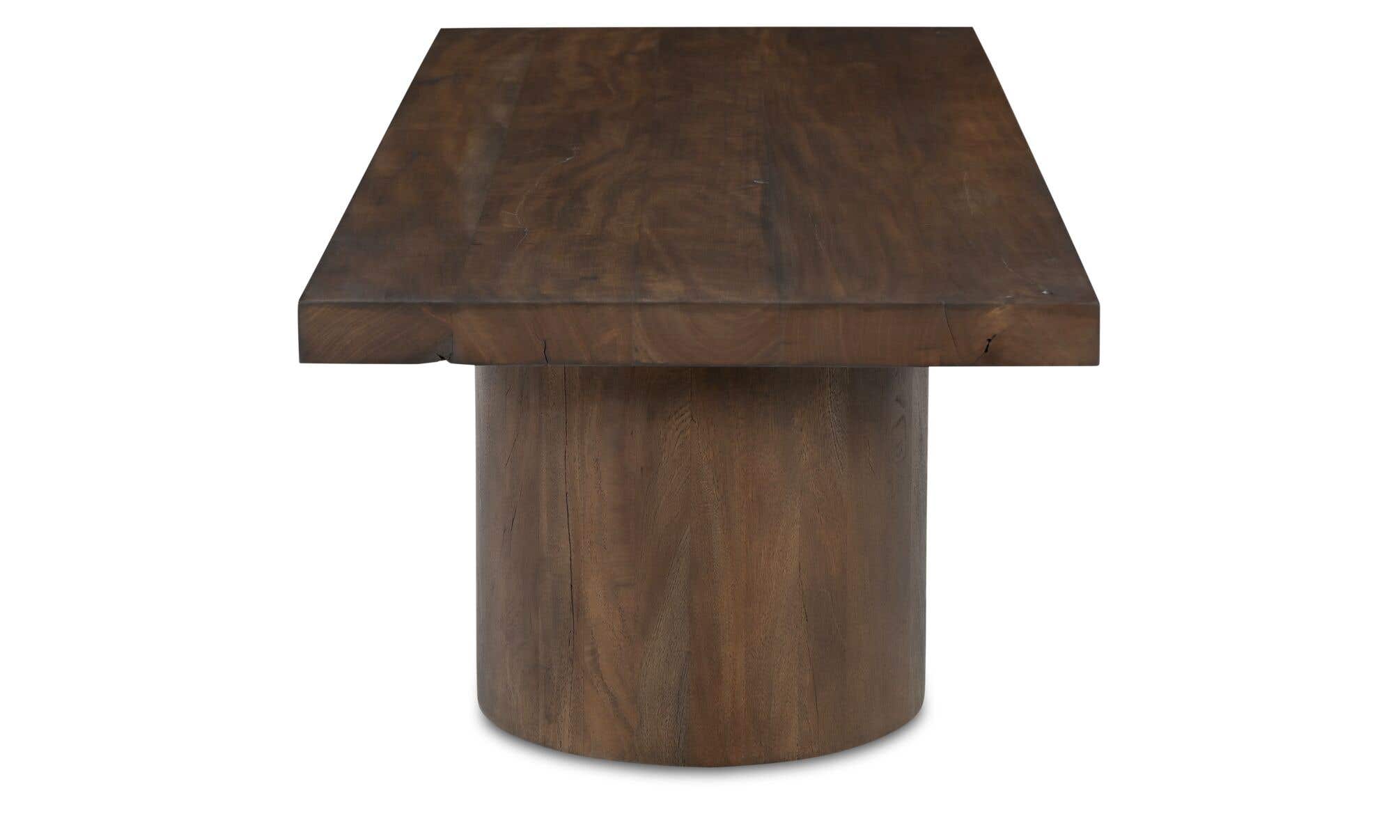 60" Warm Brown Mango Wood Coffee Table