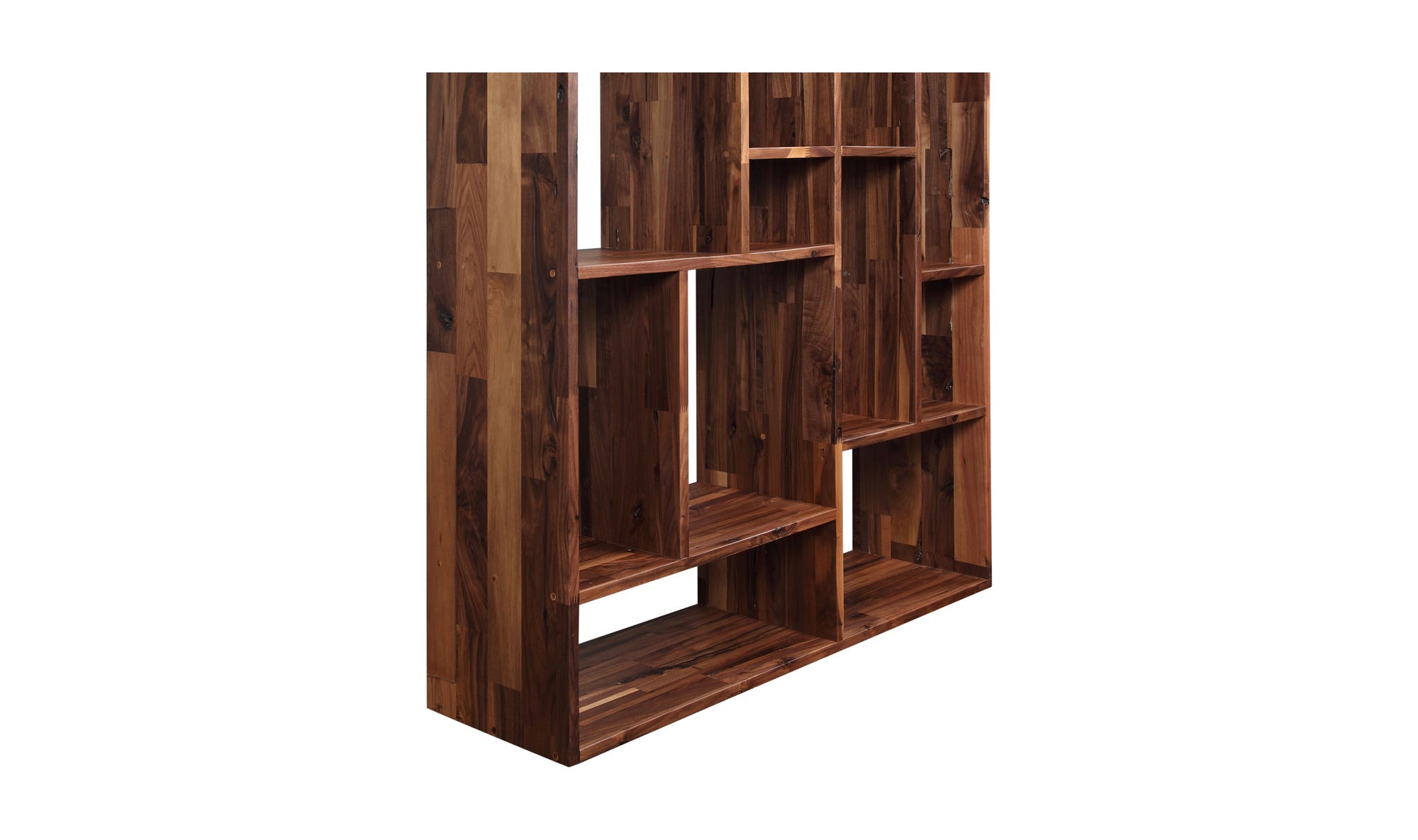 41" Walnut Shelving Unit
