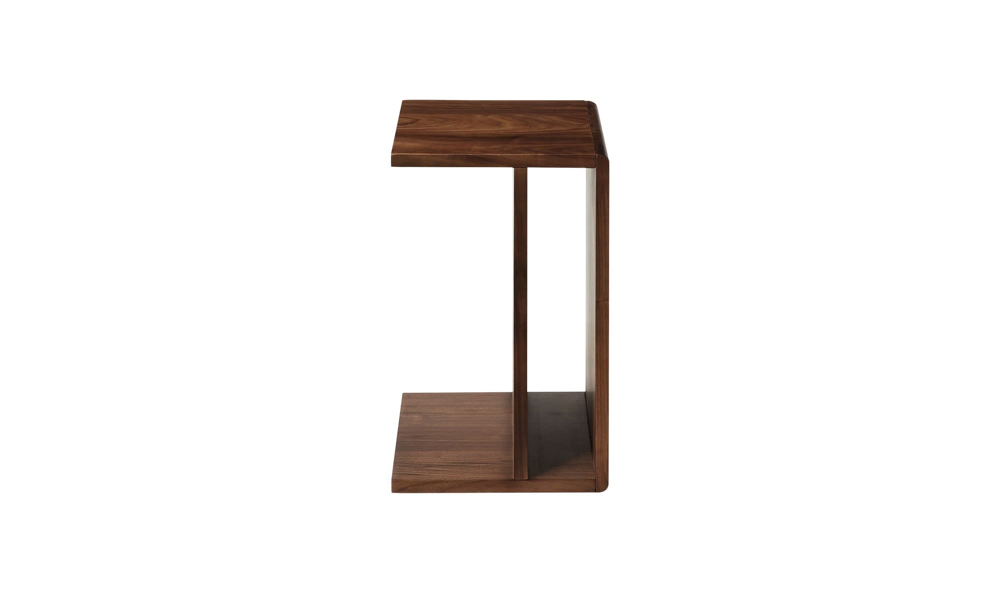 12.5" Brown Walnut Side Table