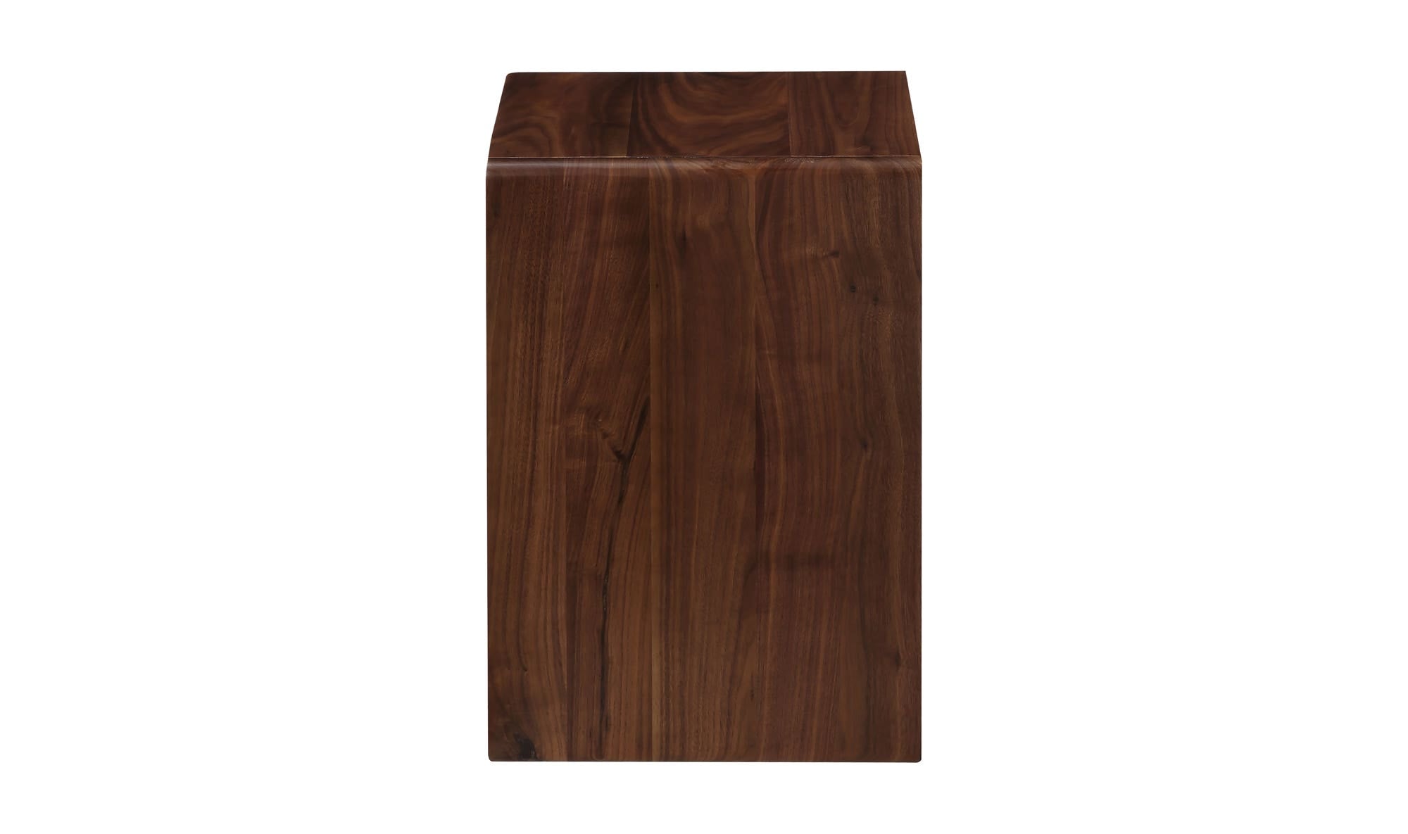 12.5" Brown Walnut Side Table