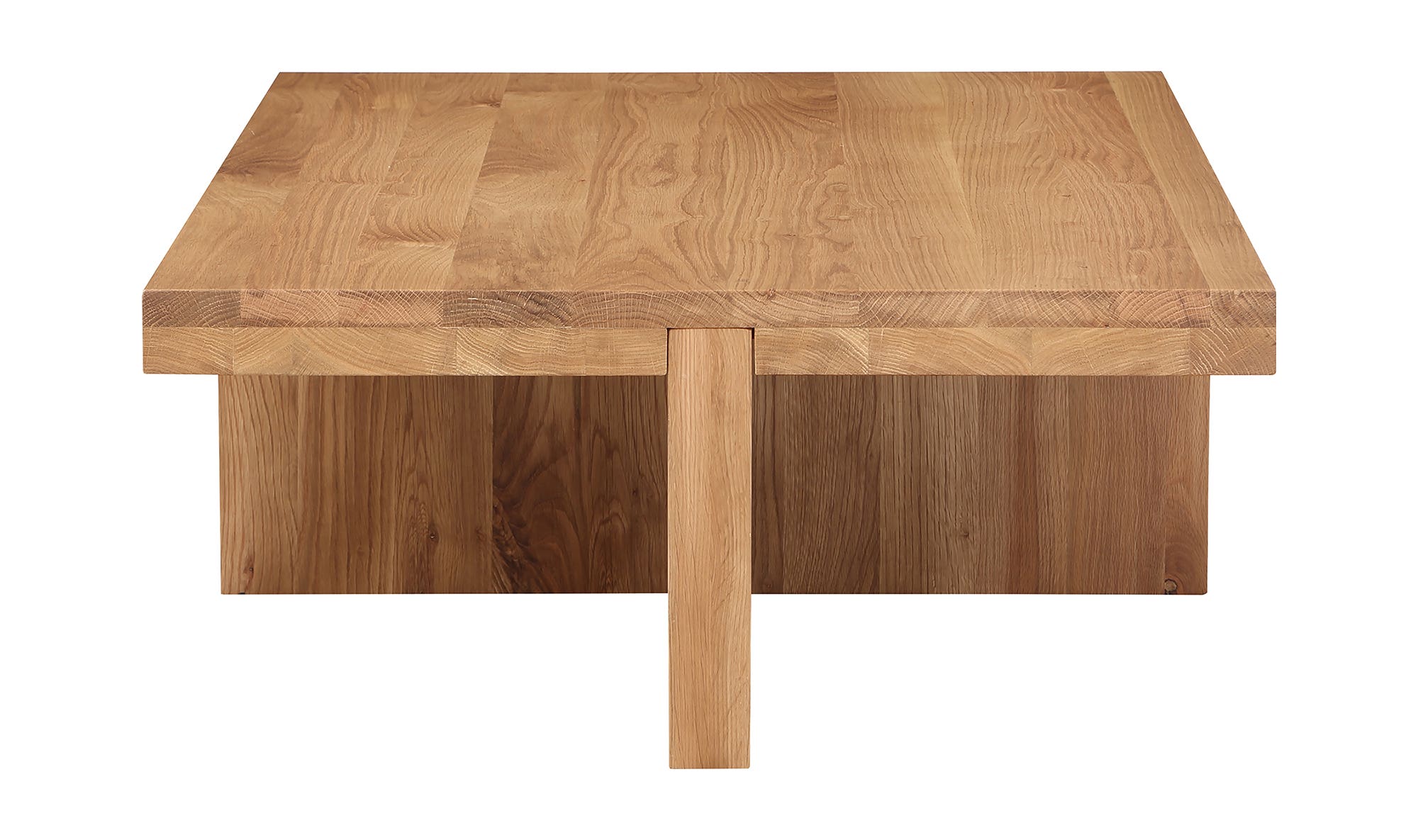 50" Natural Solid Oak Coffee Table