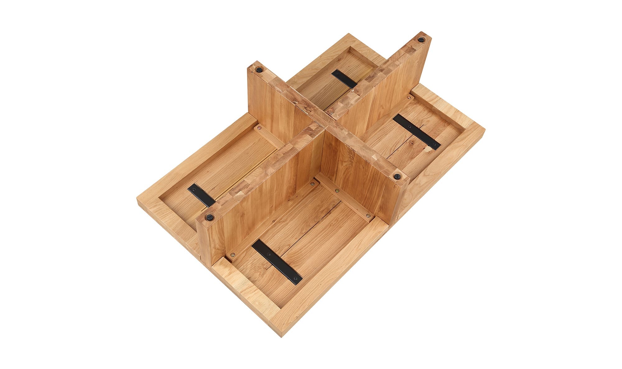 50" Natural Solid Oak Coffee Table