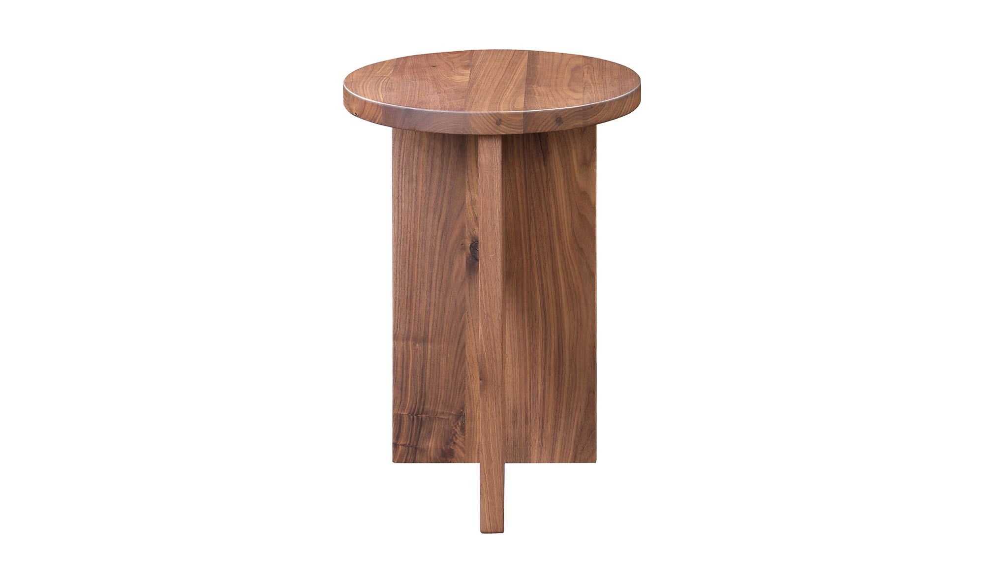 14" Walnut Side Table