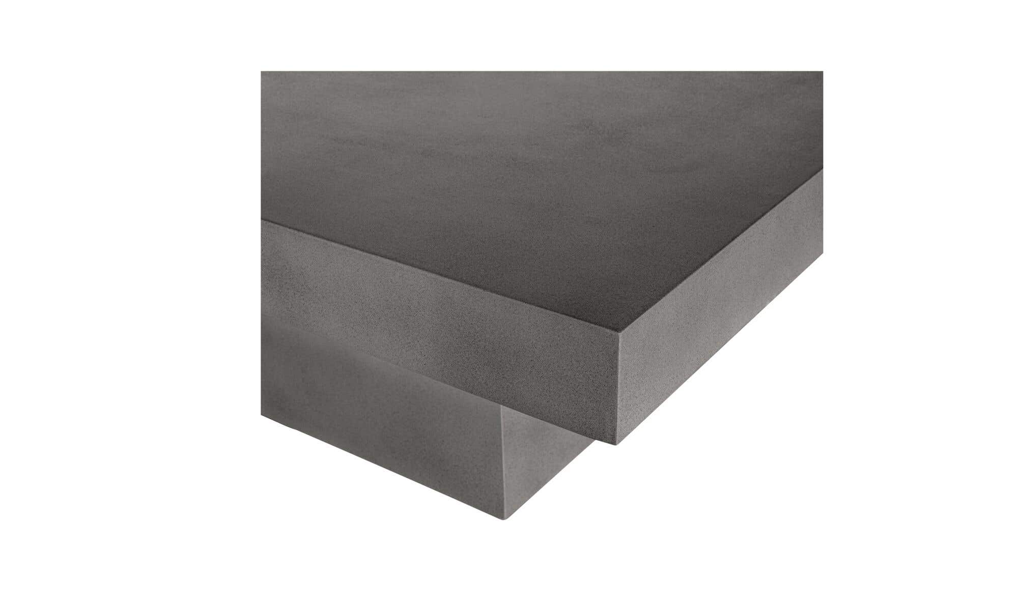 47" Grey Concrete Coffee Table