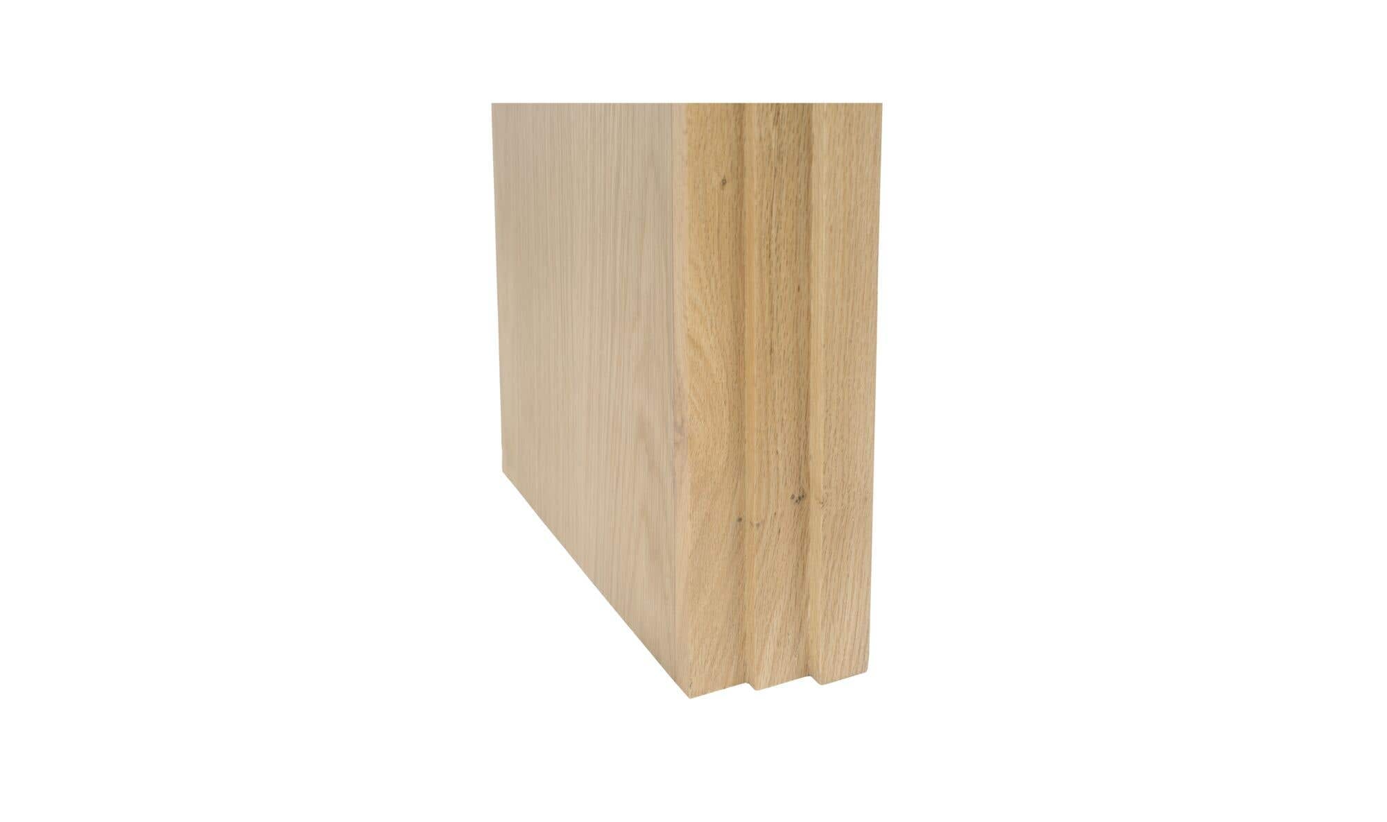 43" Natural Solid Oak Console Table
