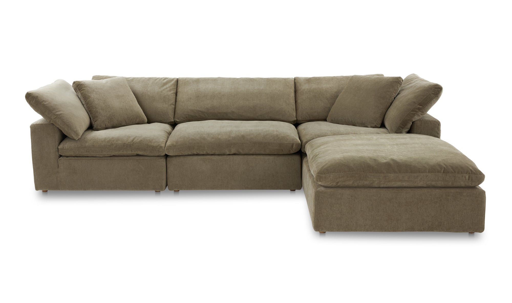 CLAY LOUNGE MODULAR SECTIONAL PERFORMANCE FABRIC