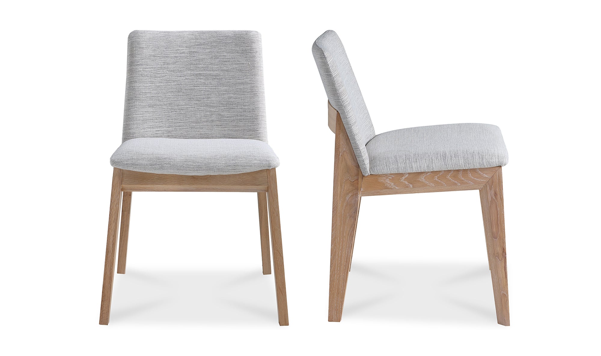 DECO OAK DINING CHAIR- SET OF TWO