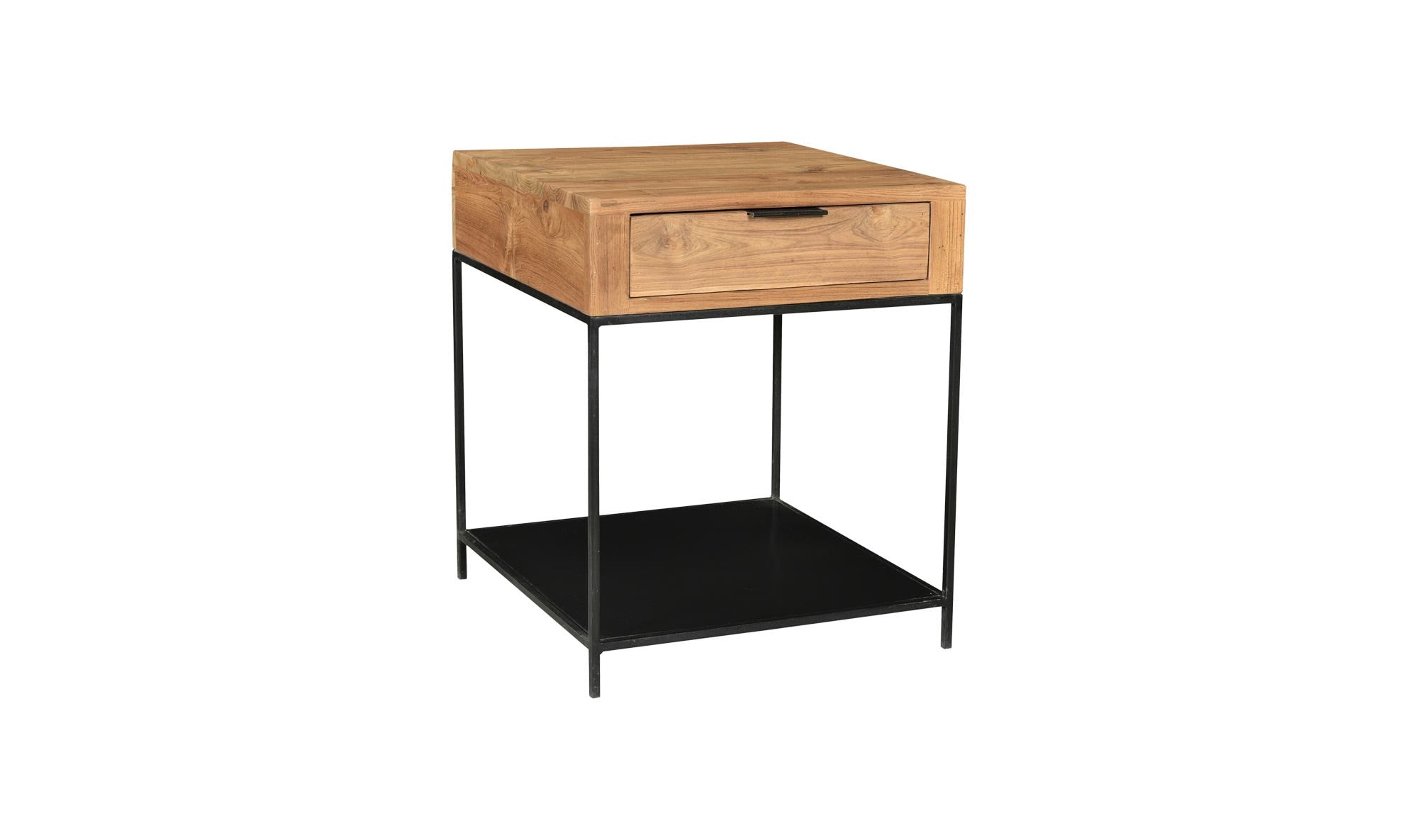 20" Natural Teak Side Table