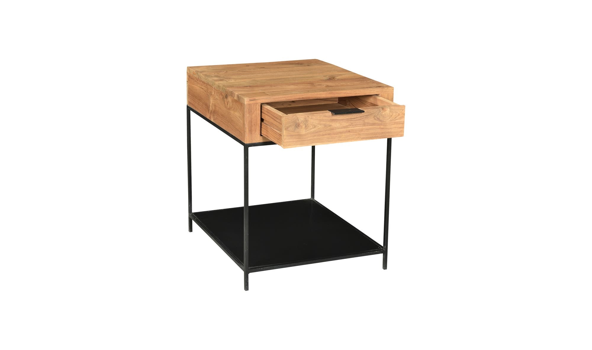 20" Natural Teak Side Table