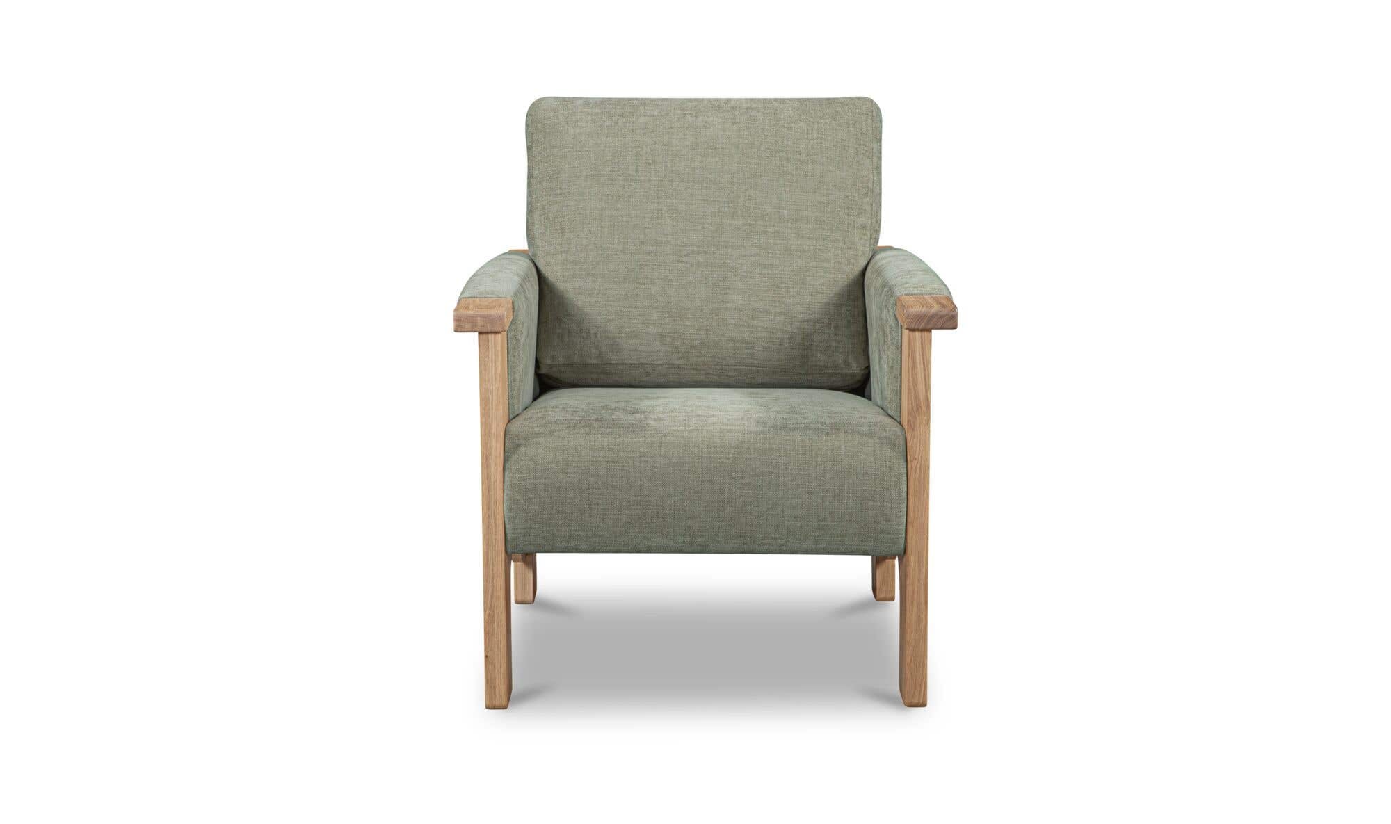 30.25" Sage Upholstered Accent Chair