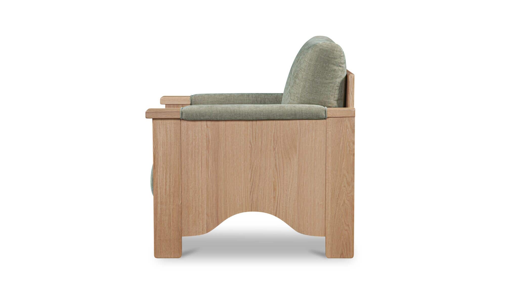 30.25" Sage Upholstered Accent Chair