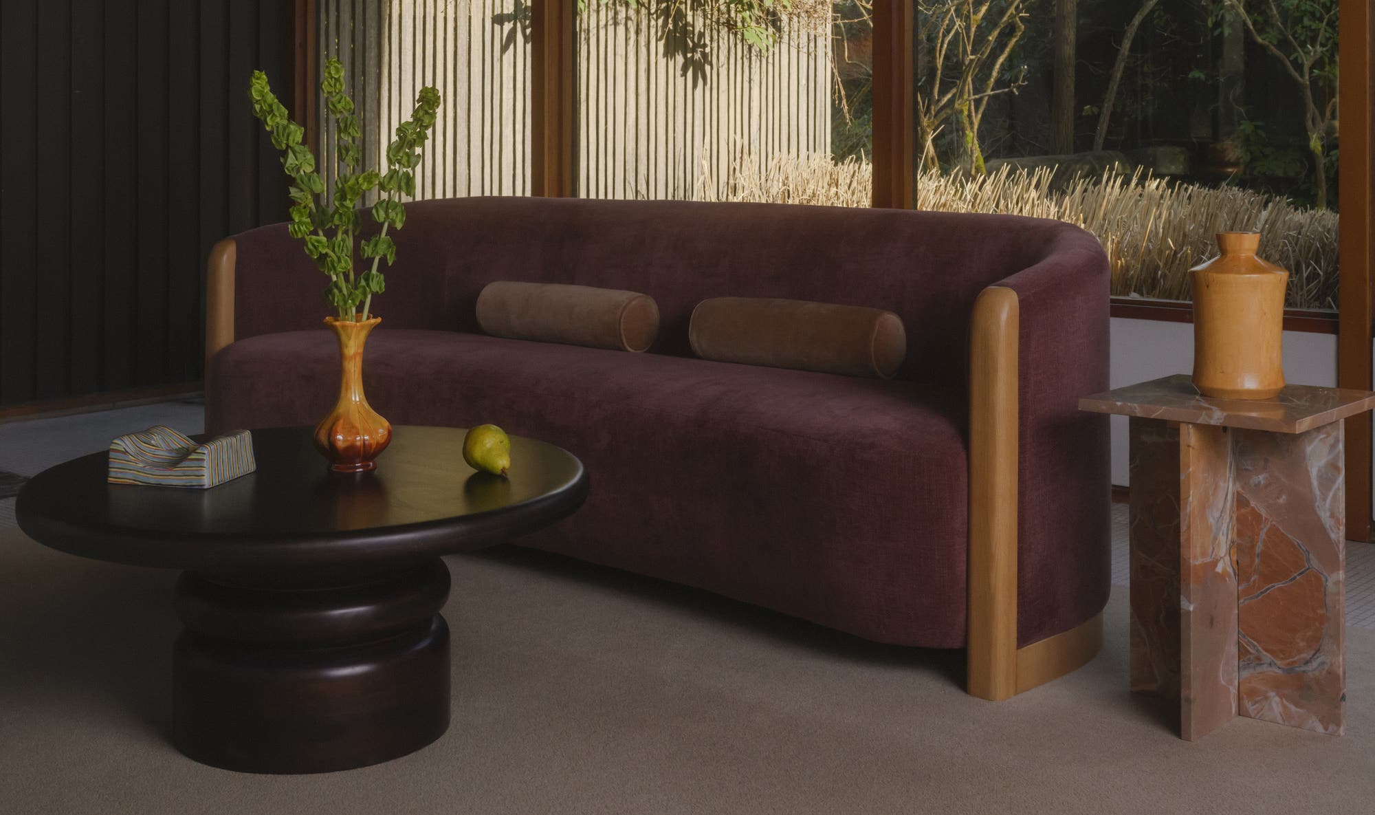 90" Berry Upholstered Sofa