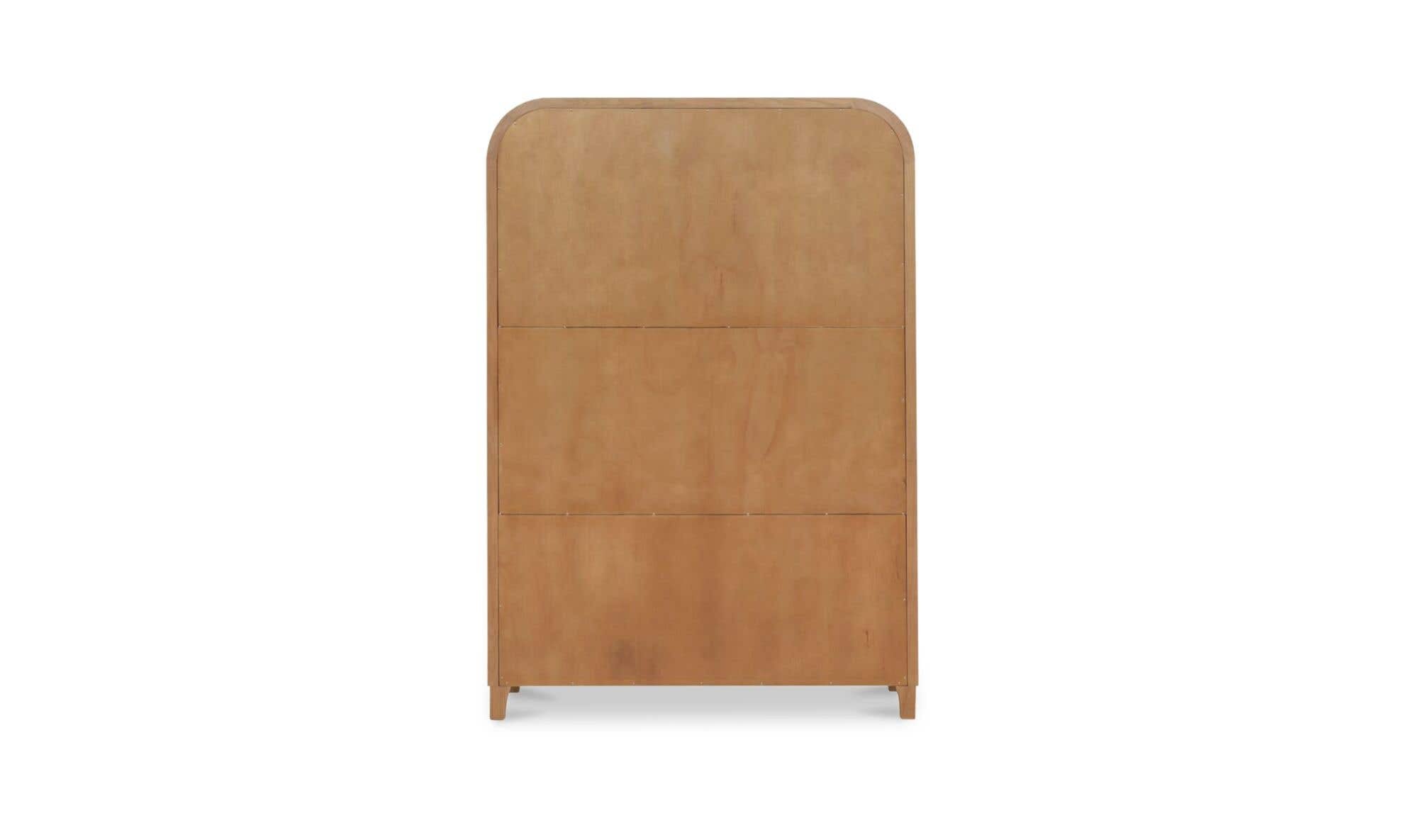 55" Natural Solid Oak Cabinet