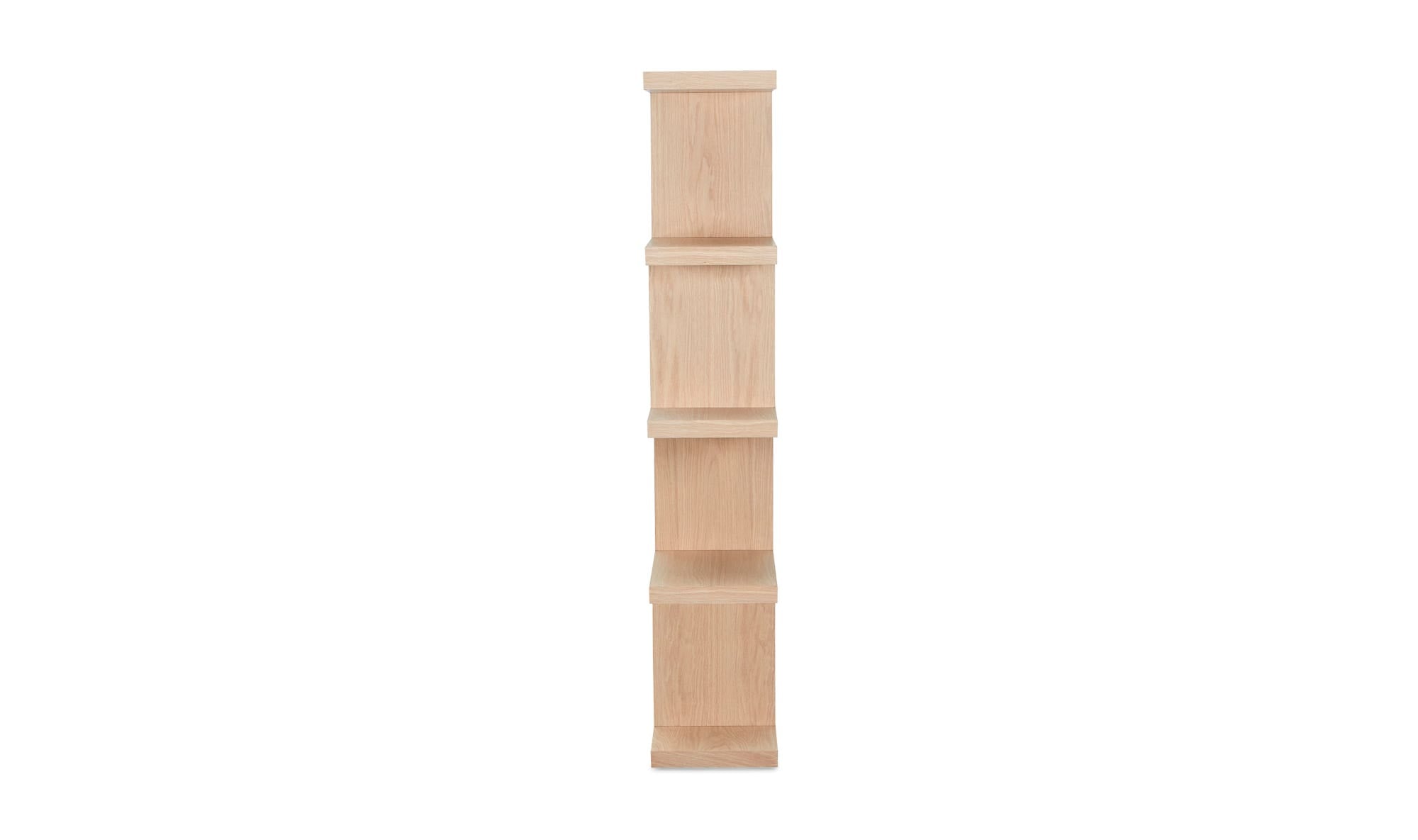 63" Oak Large Shelving Unit