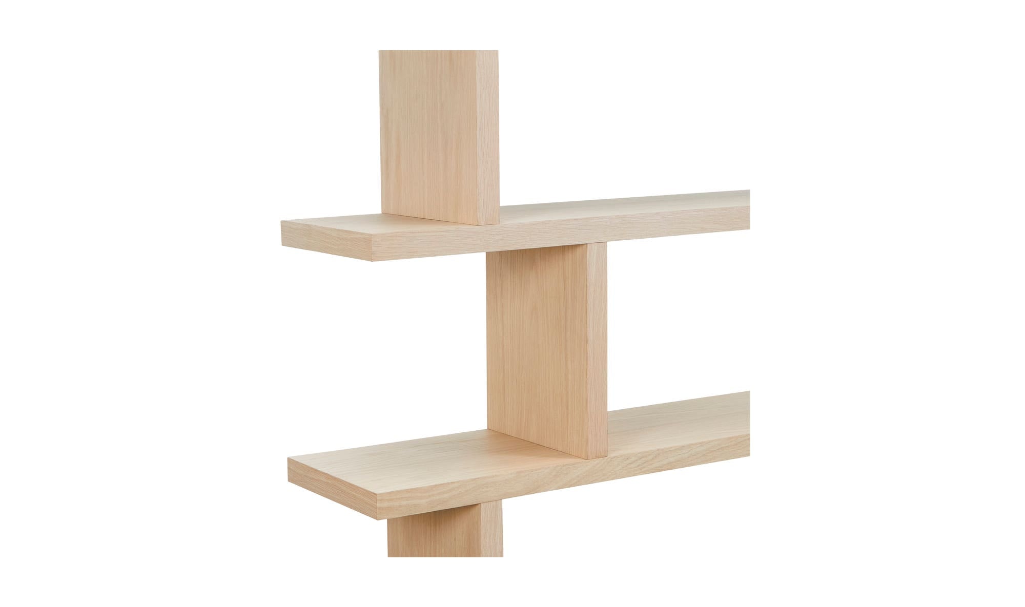 63" Oak Large Shelving Unit