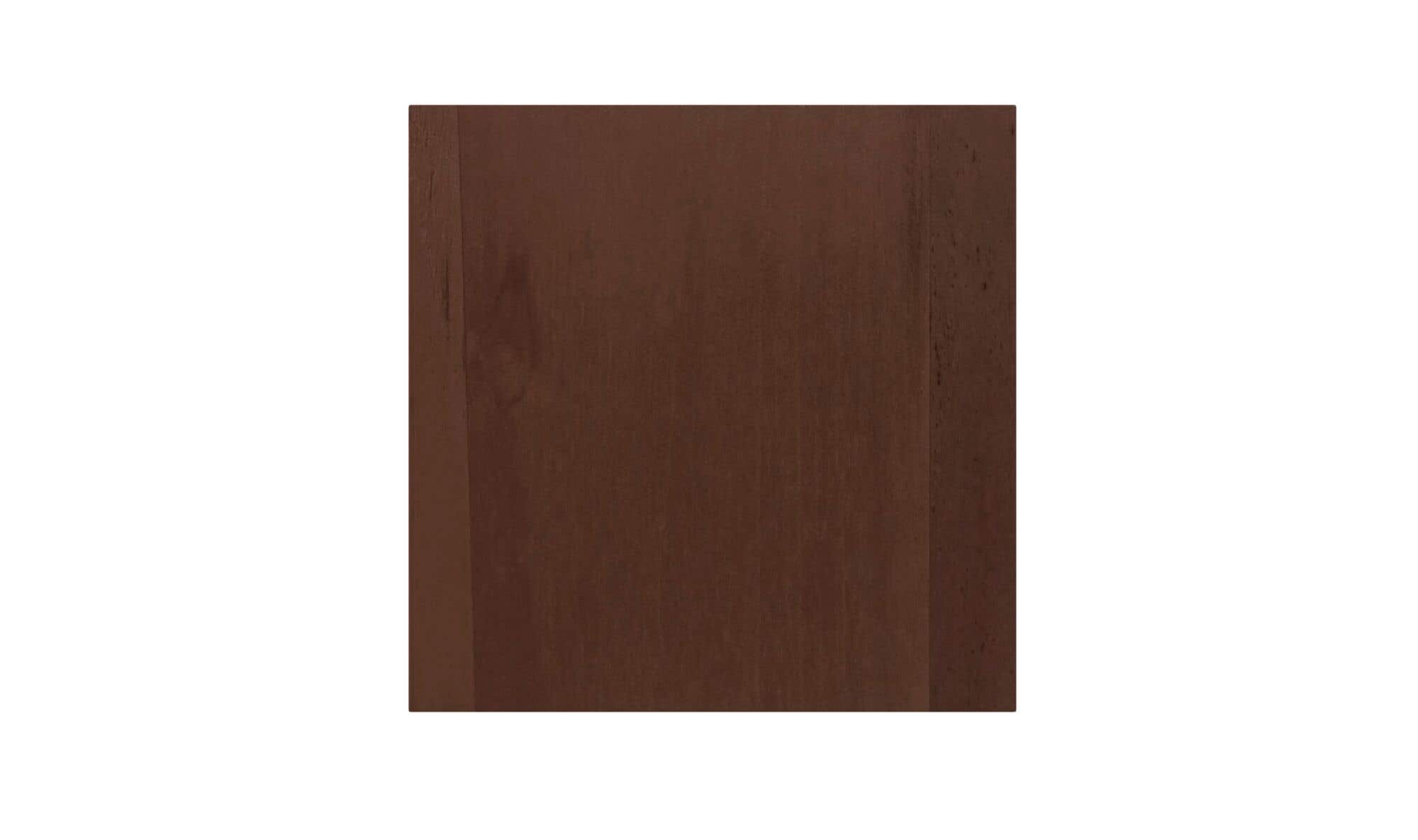 56" Dark Brown Teak Coffee Table