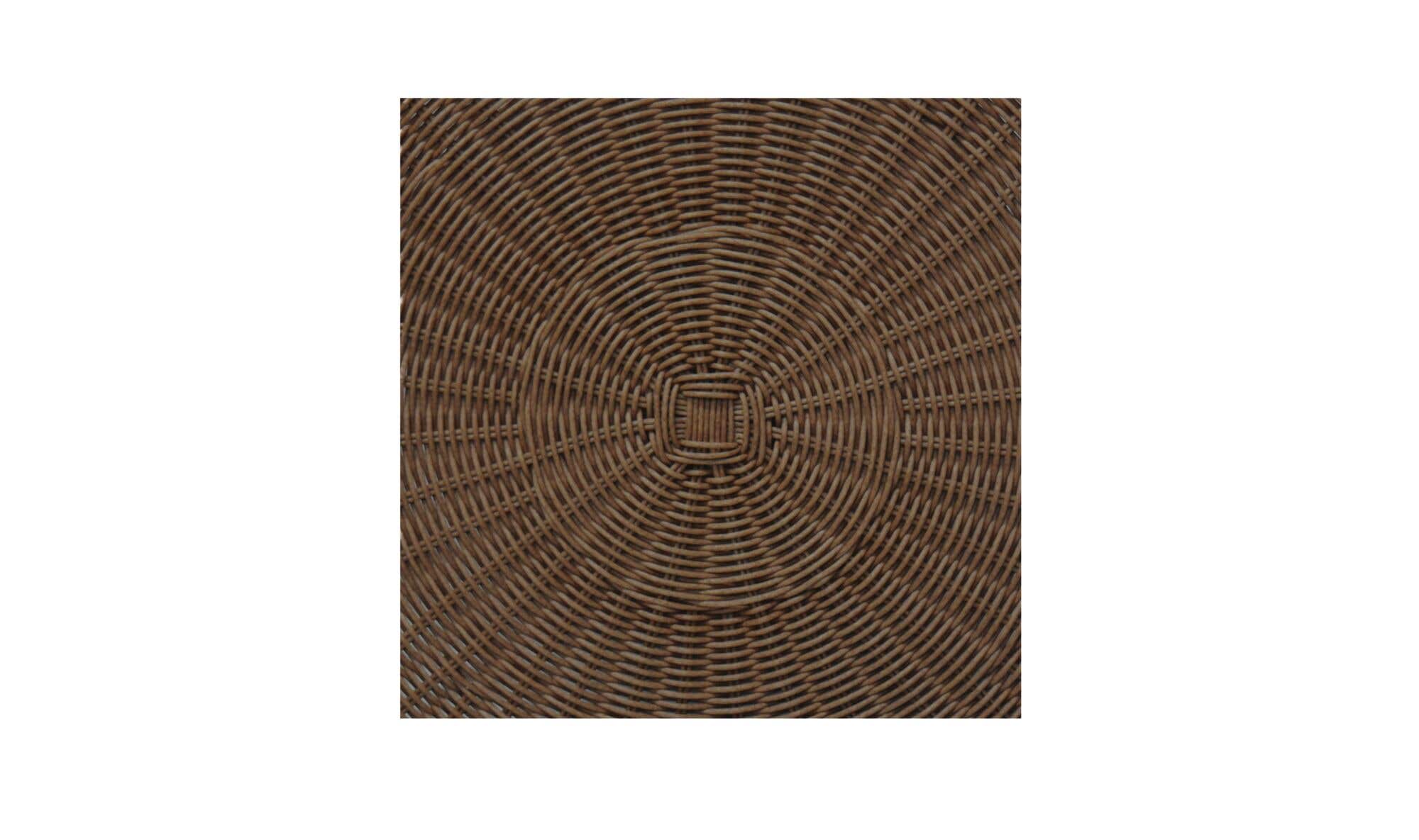 22" Natural Aluminum Side Table