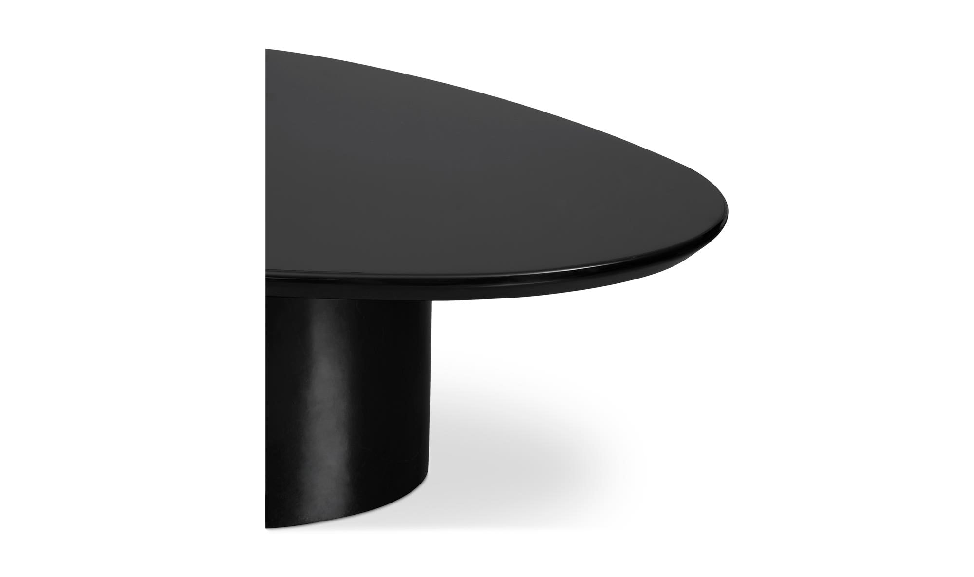 46" Black Coffee Table