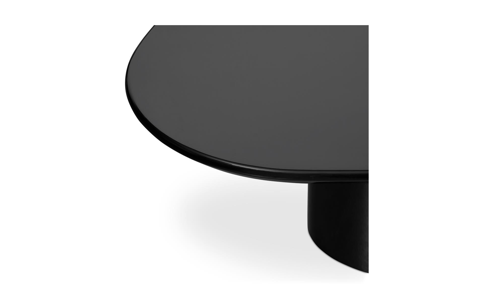 46" Black Coffee Table
