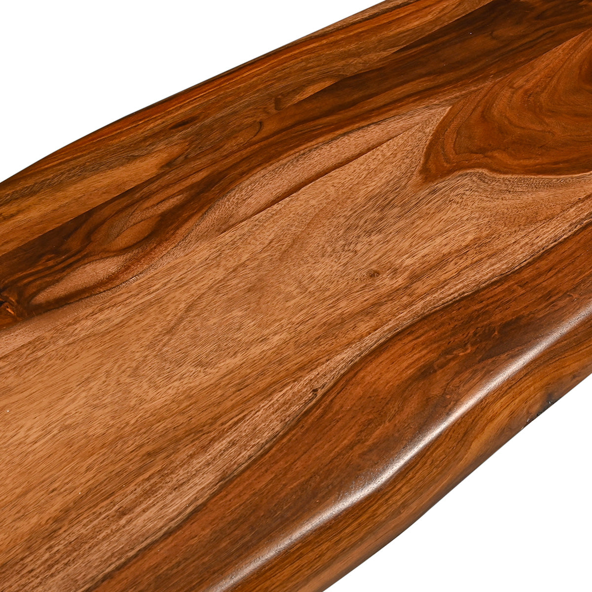 68" Natural Sheesham Wood Dining Bench