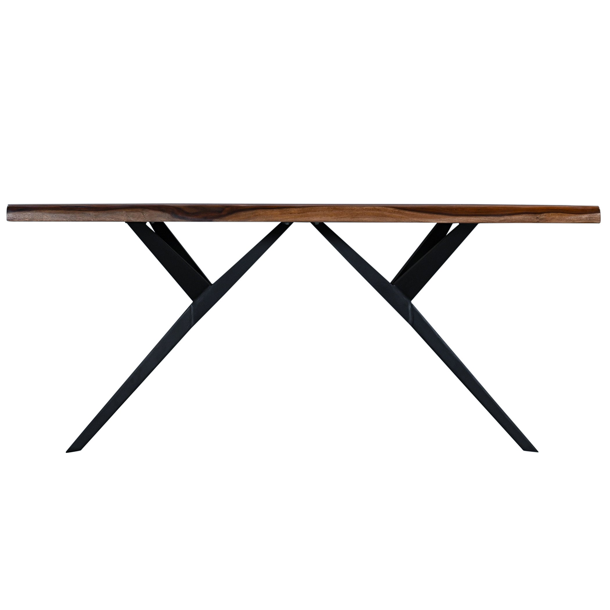 72" Natural Sheesham Wood Dining Table