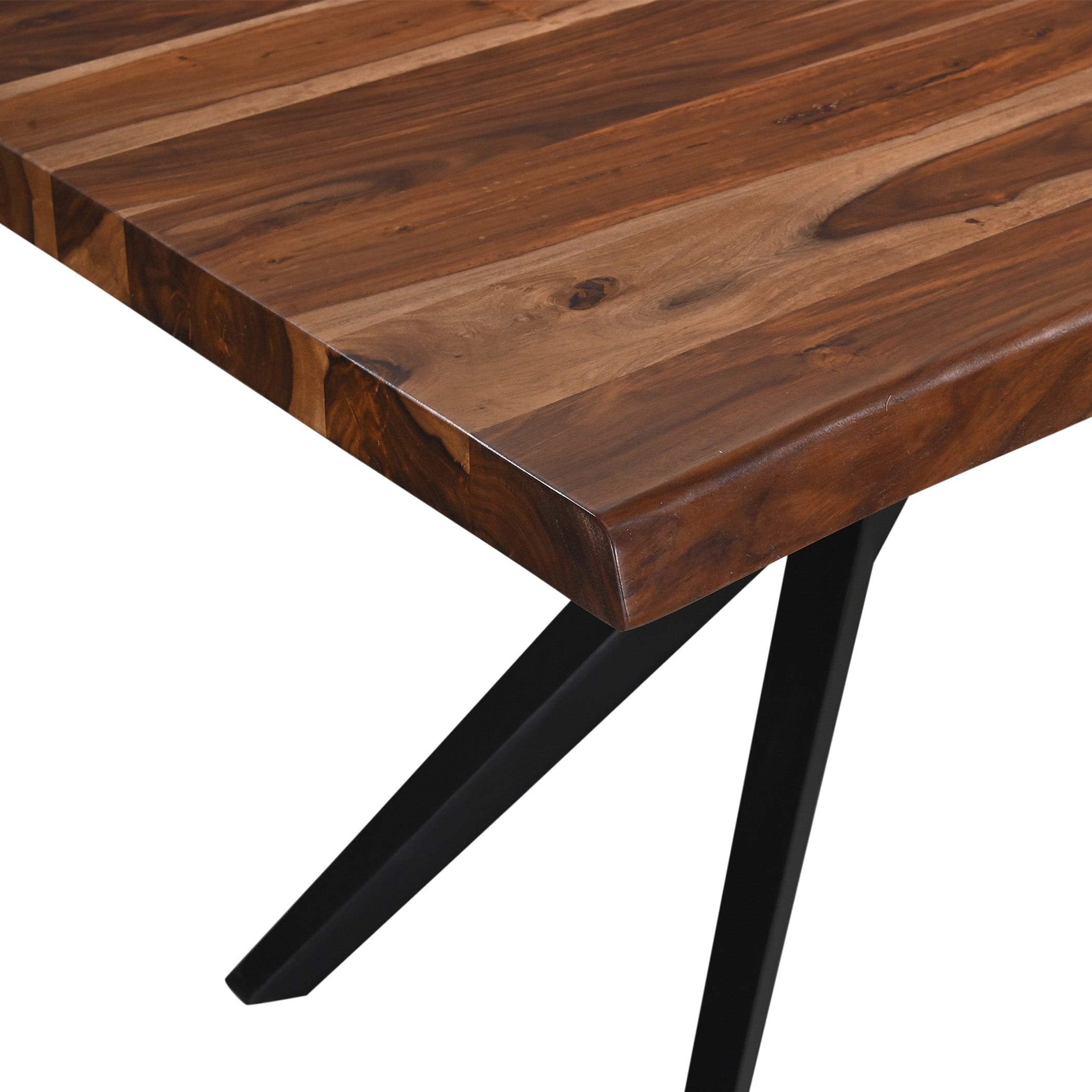 94" Natural Sheesham Dining Table