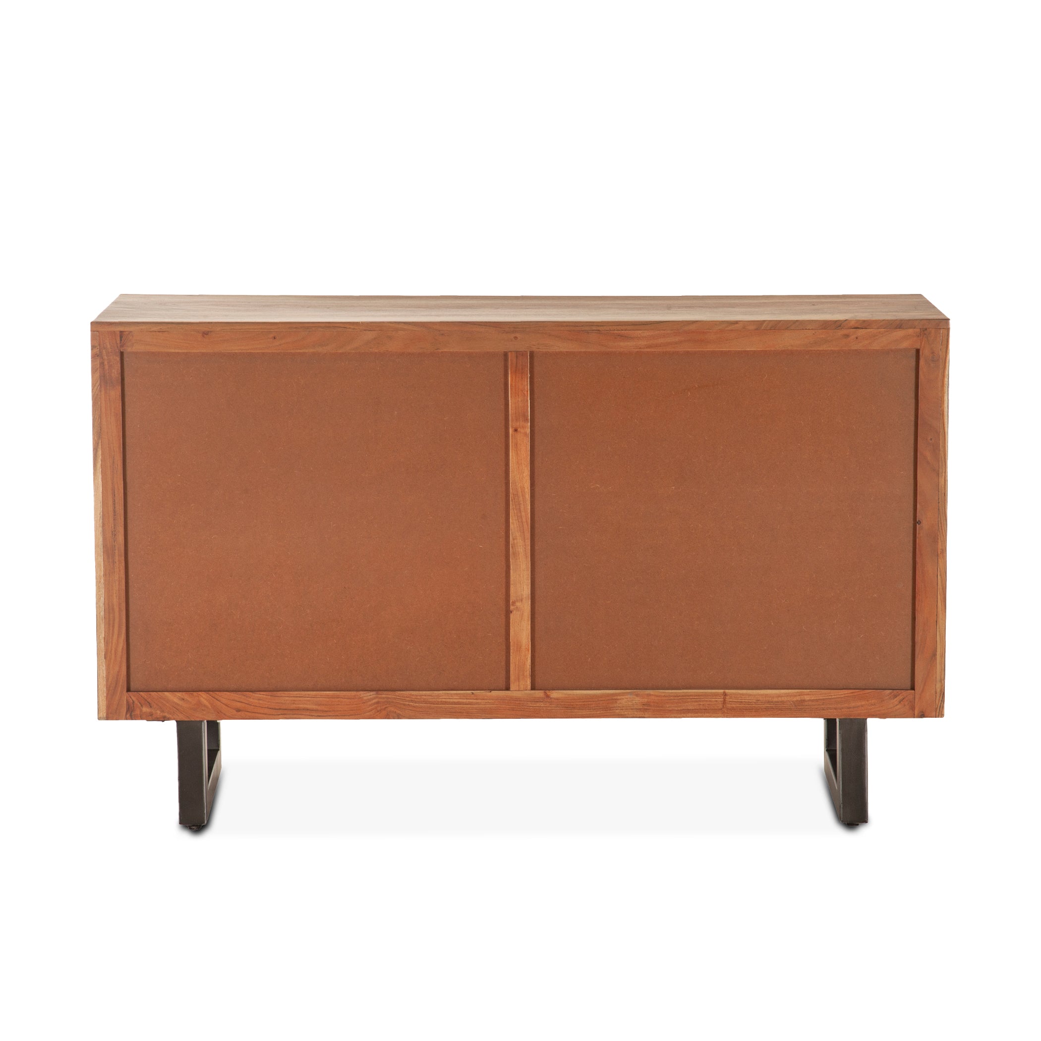 58" Smoked Acacia Wood Dresser
