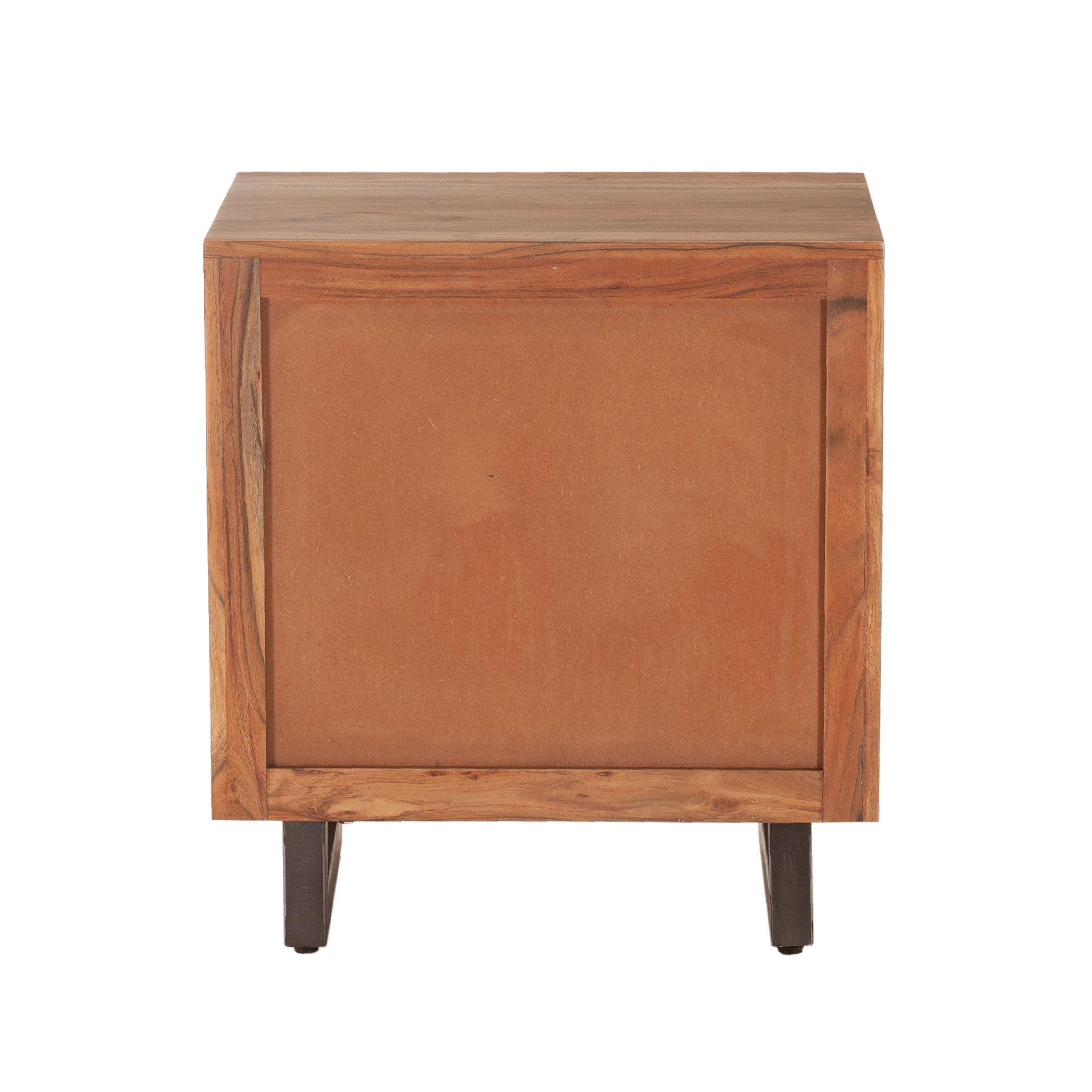 24" Smoked Acacia Wood Nightstand
