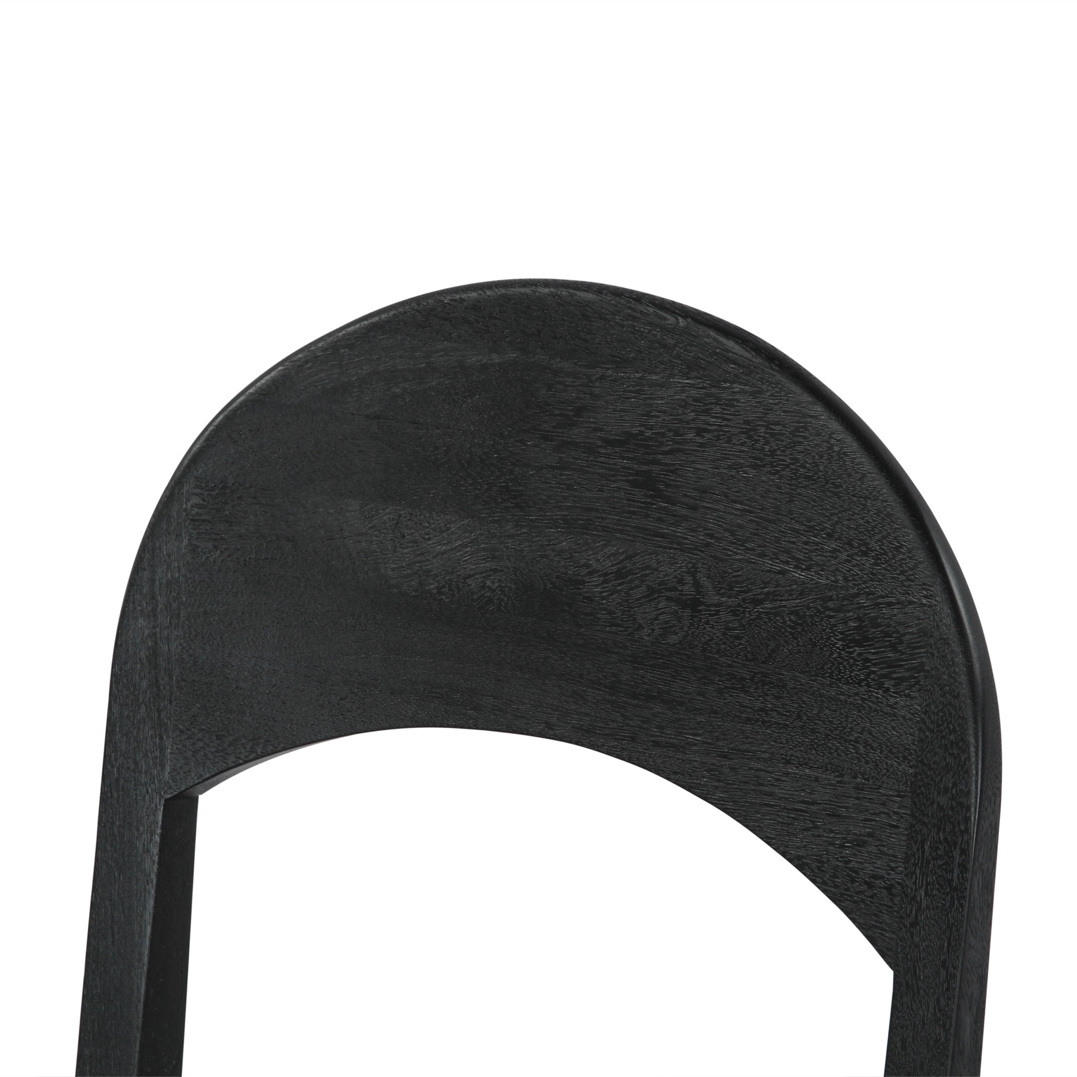 18" Upholstered Dining Chair in Black