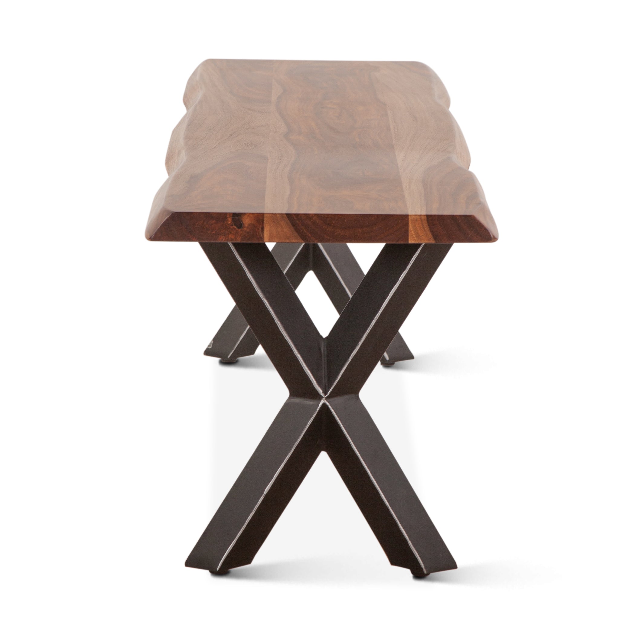 68" Natural Sheesham Wood Bench